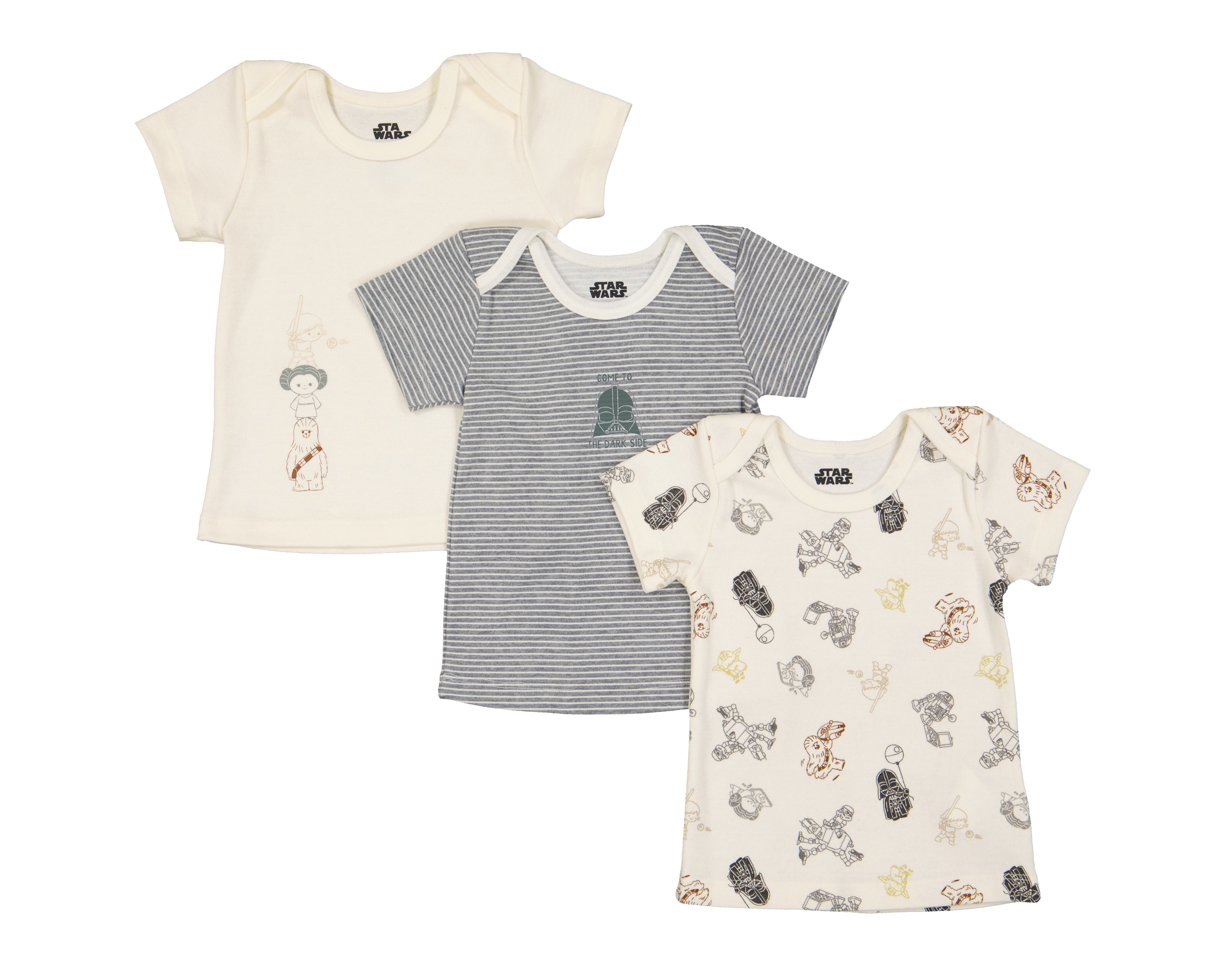 Foto 2 pulgar | Foto 1 | Camiseta Interior Disney Baby para Bebé 3 Piezas