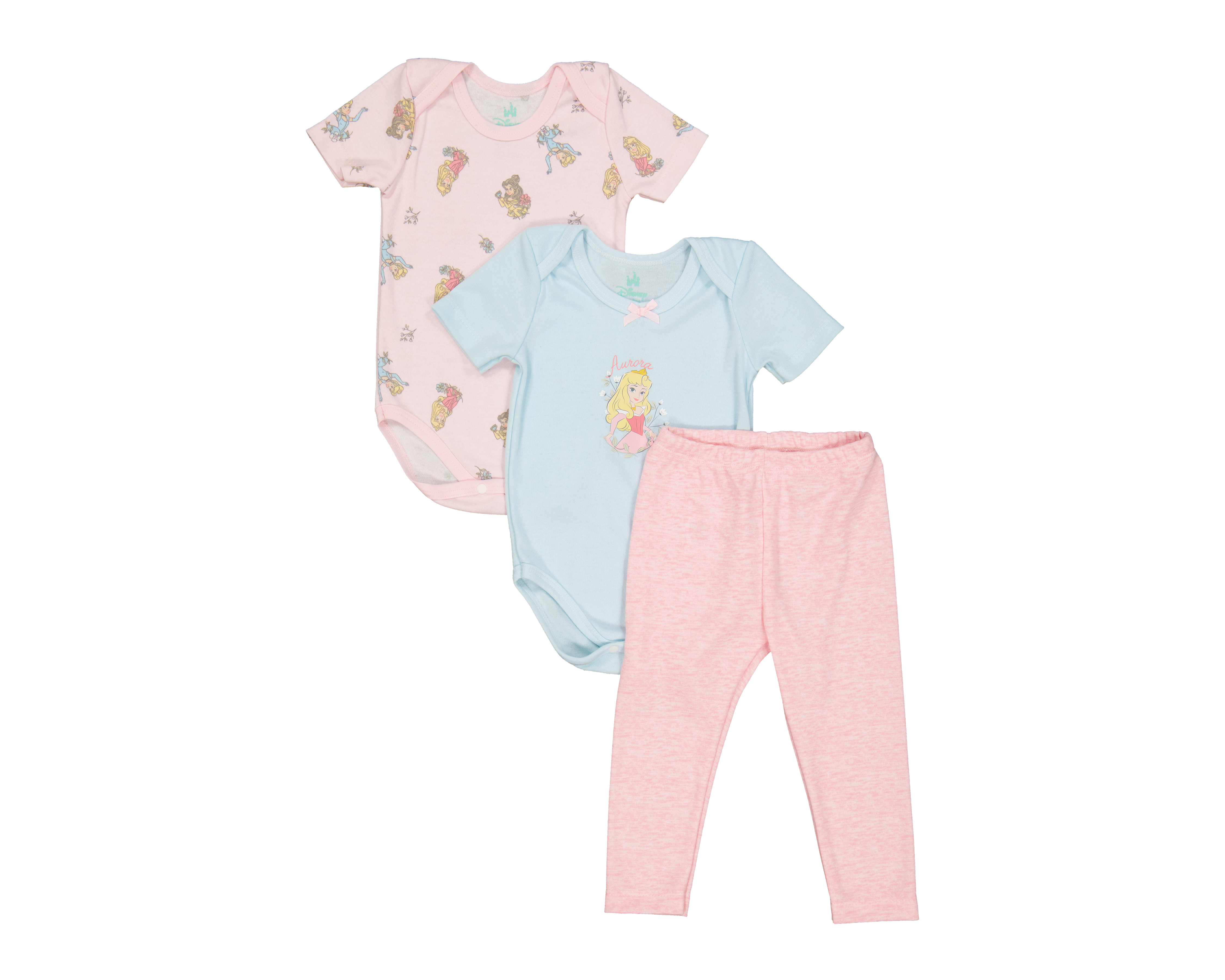 Pañalero para Bebé Niña Disney Princesas 3 Piezas