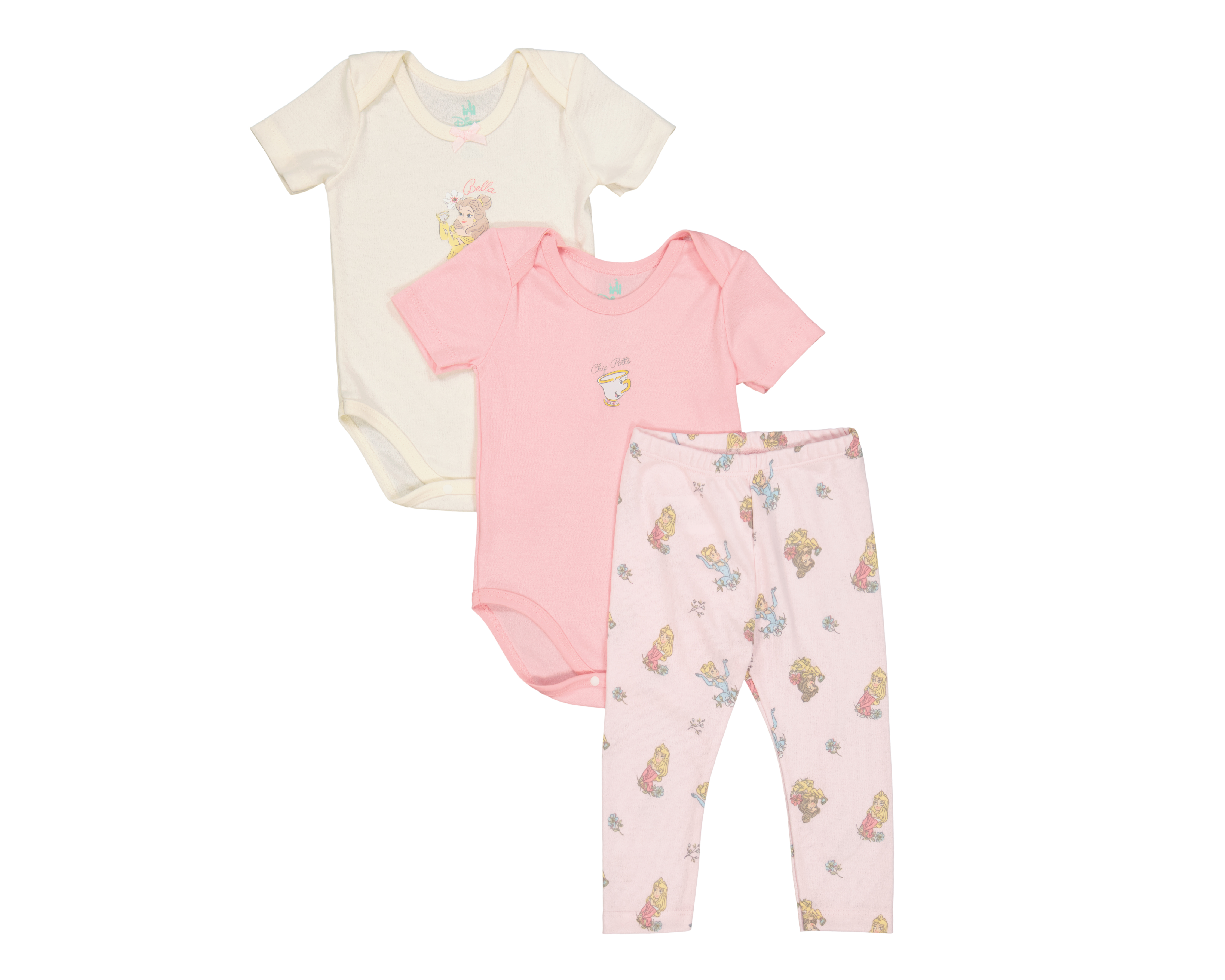 Pañalero para Bebé Niña Disney Princesas 3 Piezas