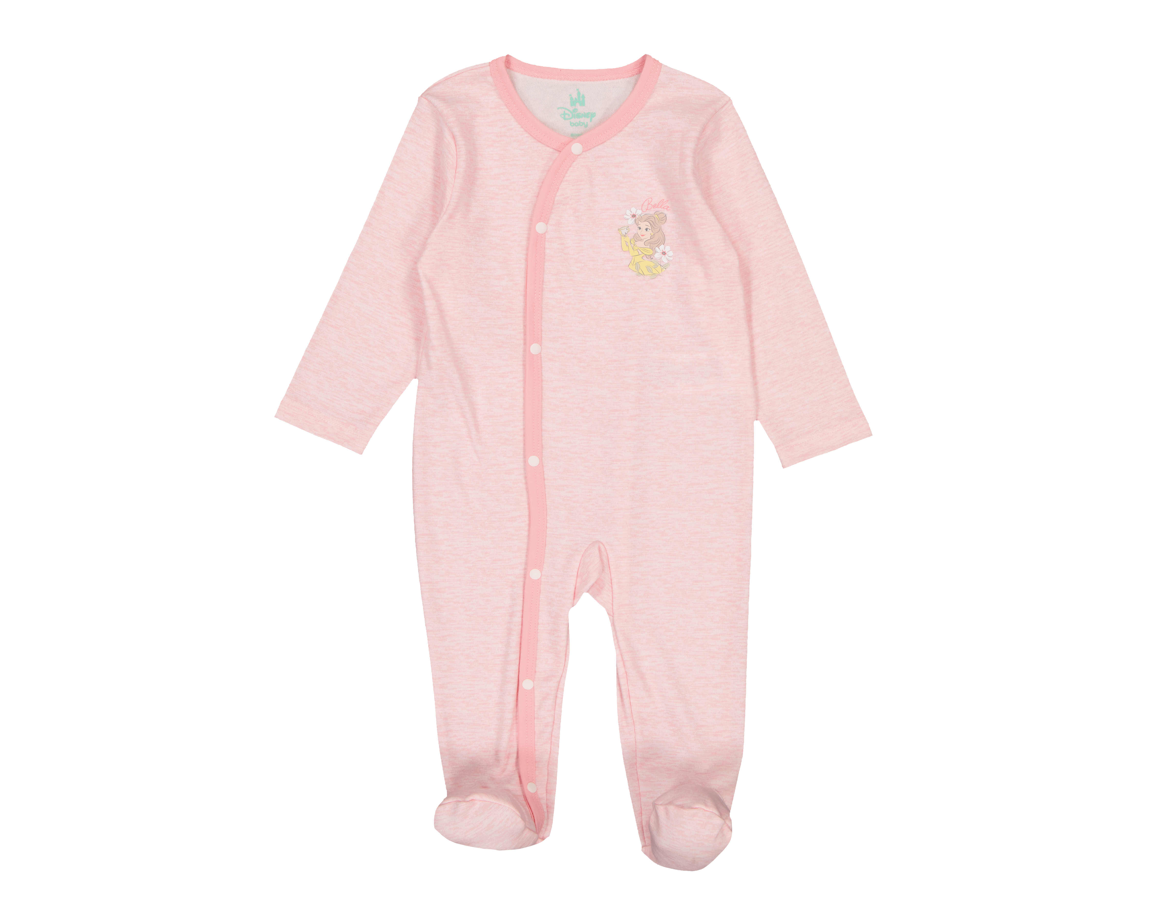 Foto 2 pulgar | Foto 1 | Mameluco para Bebé Niña Disney Baby Rosa