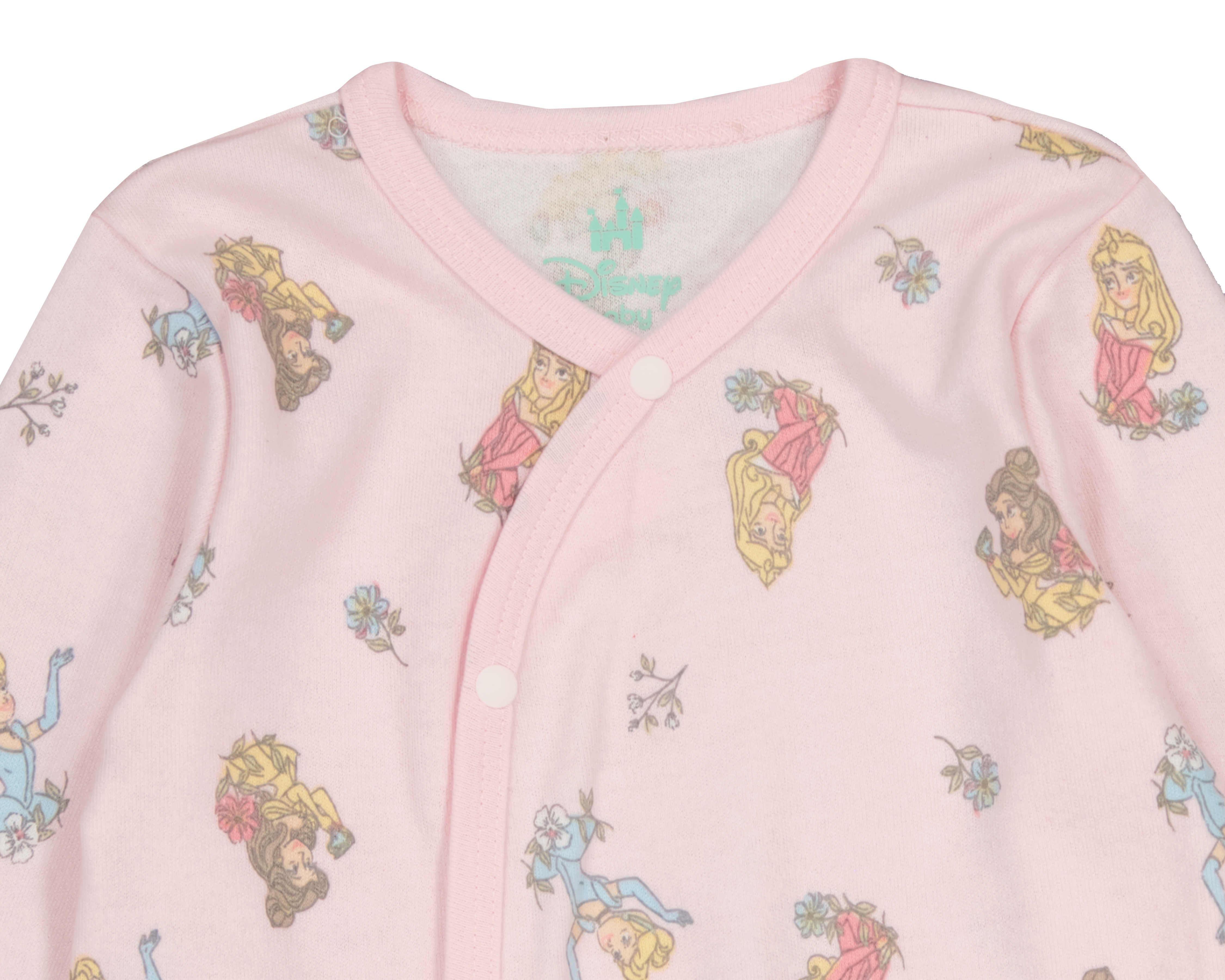 Foto 4 pulgar | Foto 3 | Mameluco para Bebé Niña Disney Baby de Princesas