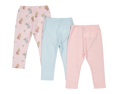 Foto 2 | Foto 2 | Pantalón para Bebé Niña Disney Baby Estampado 3 Piezas