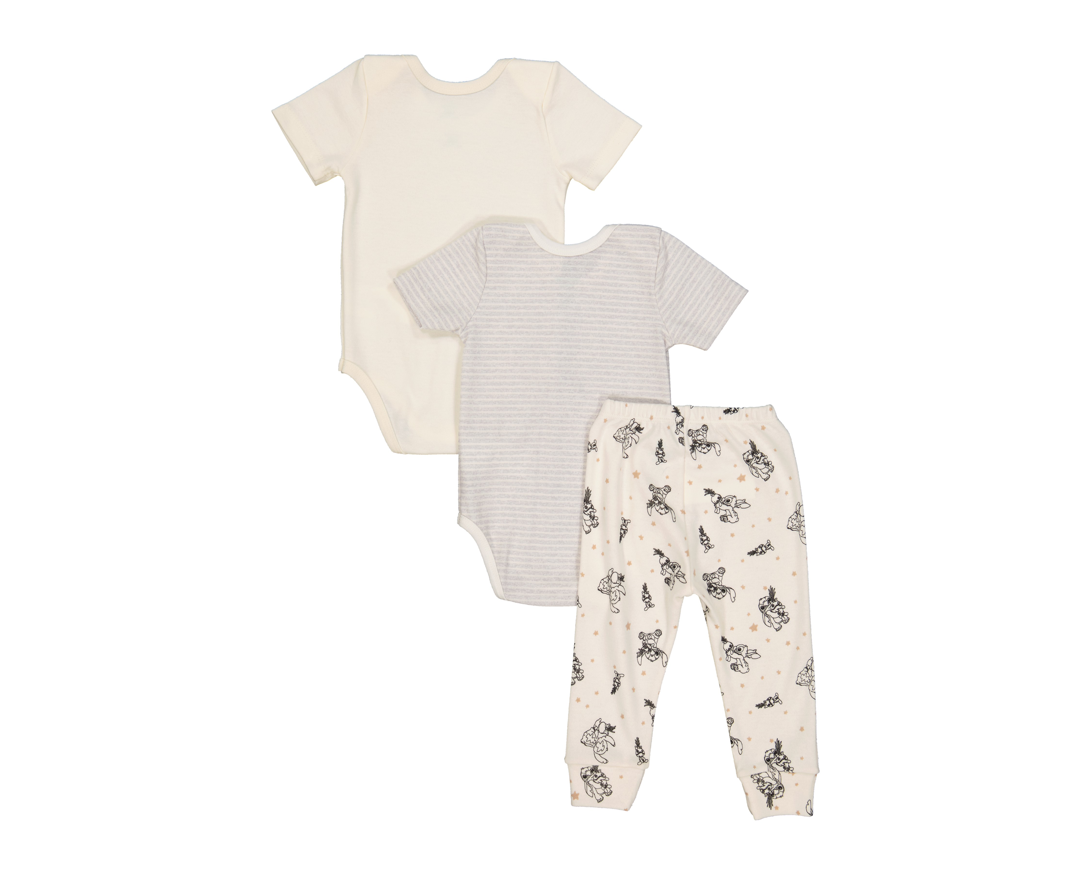 Foto 3 pulgar | Foto 2 | Conjunto para Bebé Niño Disney Baby Stitch 3 Piezas