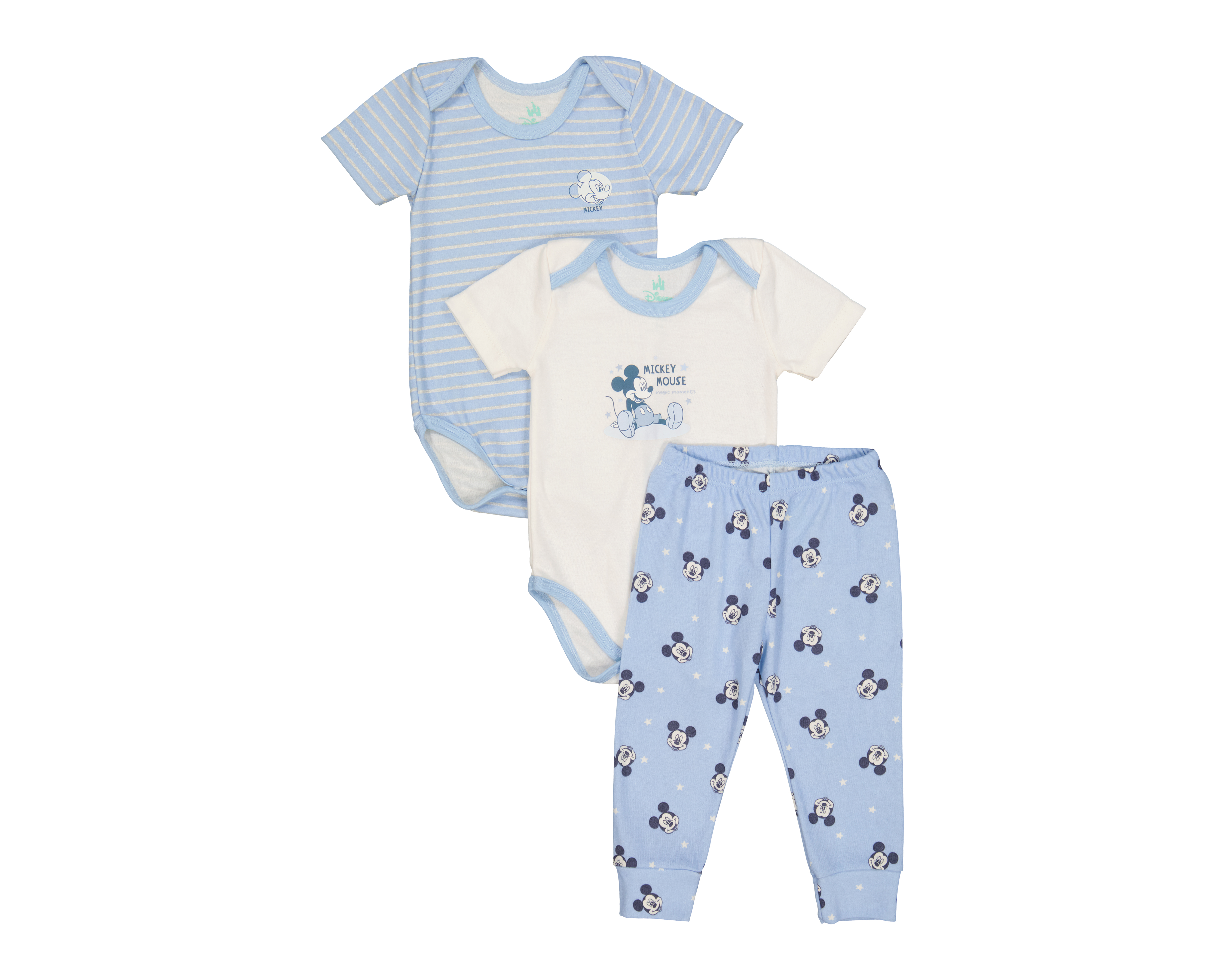 Foto 2 pulgar | Foto 1 | Conjunto para Bebé Niño Disney Mickey Mouse 3 Piezas