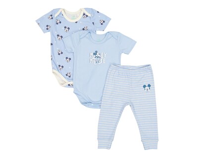 Foto 1 | Foto 1 | Conjunto para Bebé Niño Disney Mickey Mouse 3 Piezas