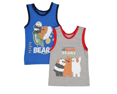 Foto 1 | Foto 1 | Camiseta Interior We Bare Bears para Niño 2 Piezas