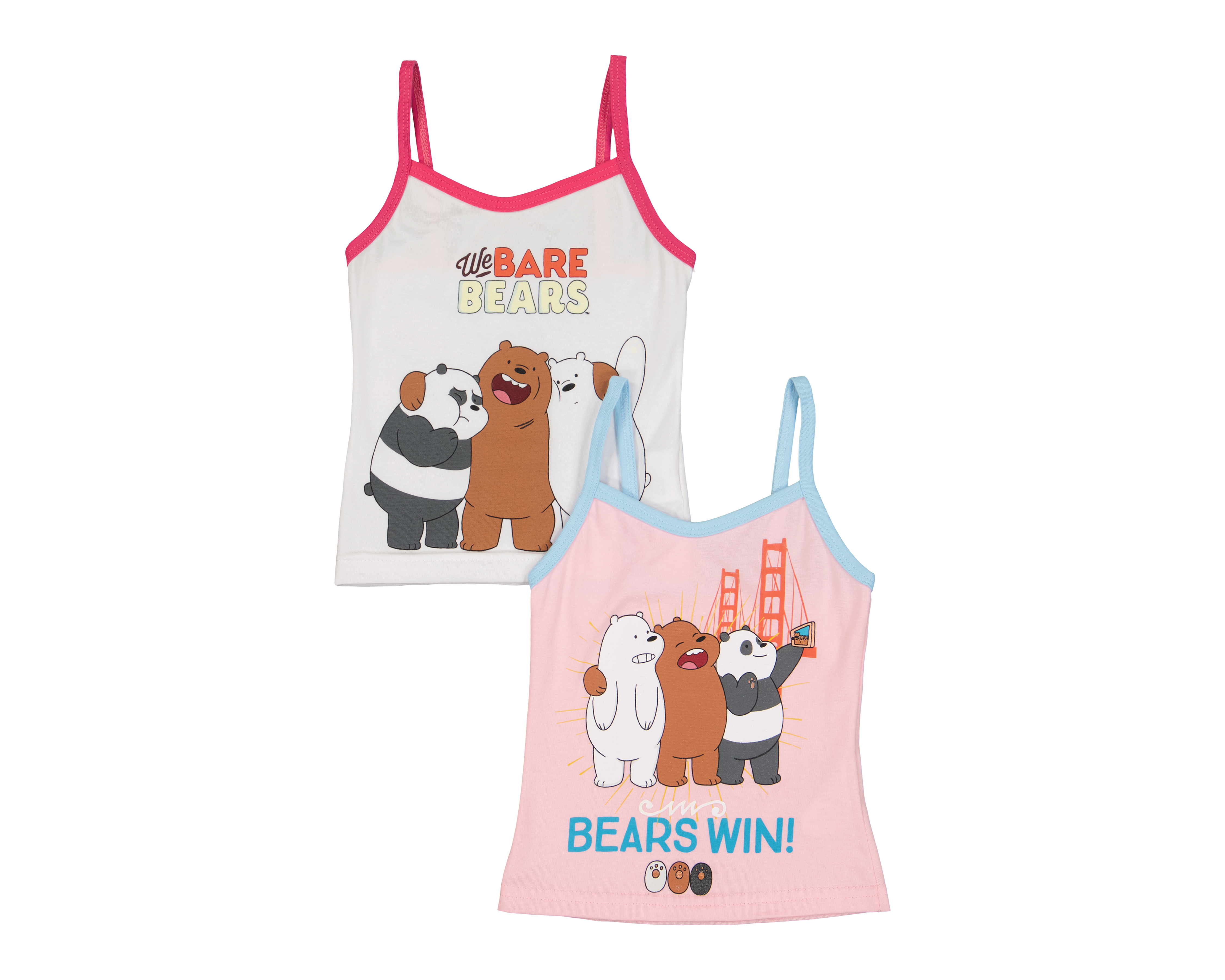 Foto 2 pulgar | Foto 1 | Playera Interior We Bare Bears para Niña 2 Piezas