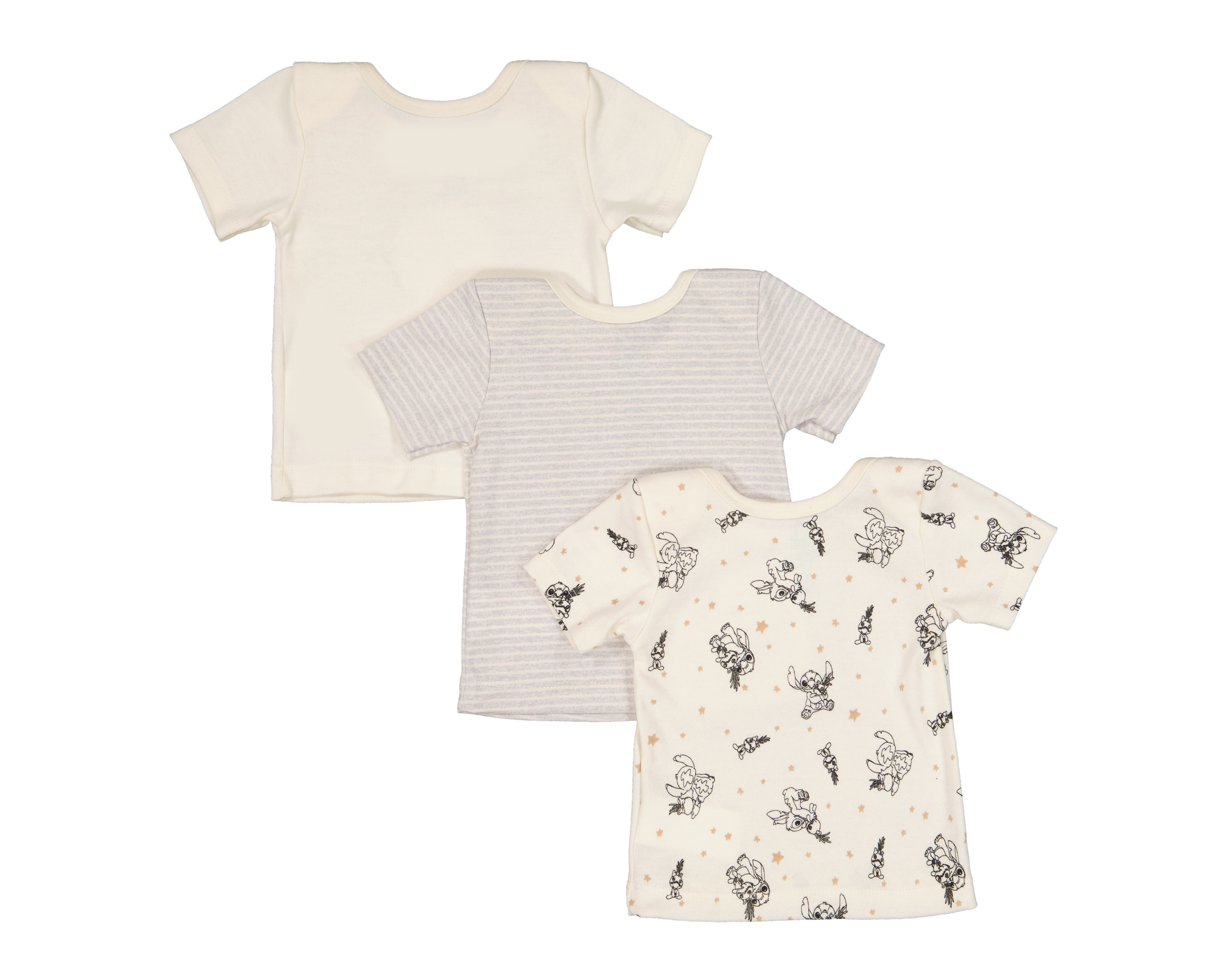 Foto 2 | Foto 2 | Camiseta para Bebé Disney Baby Multicolor 3 Piezas