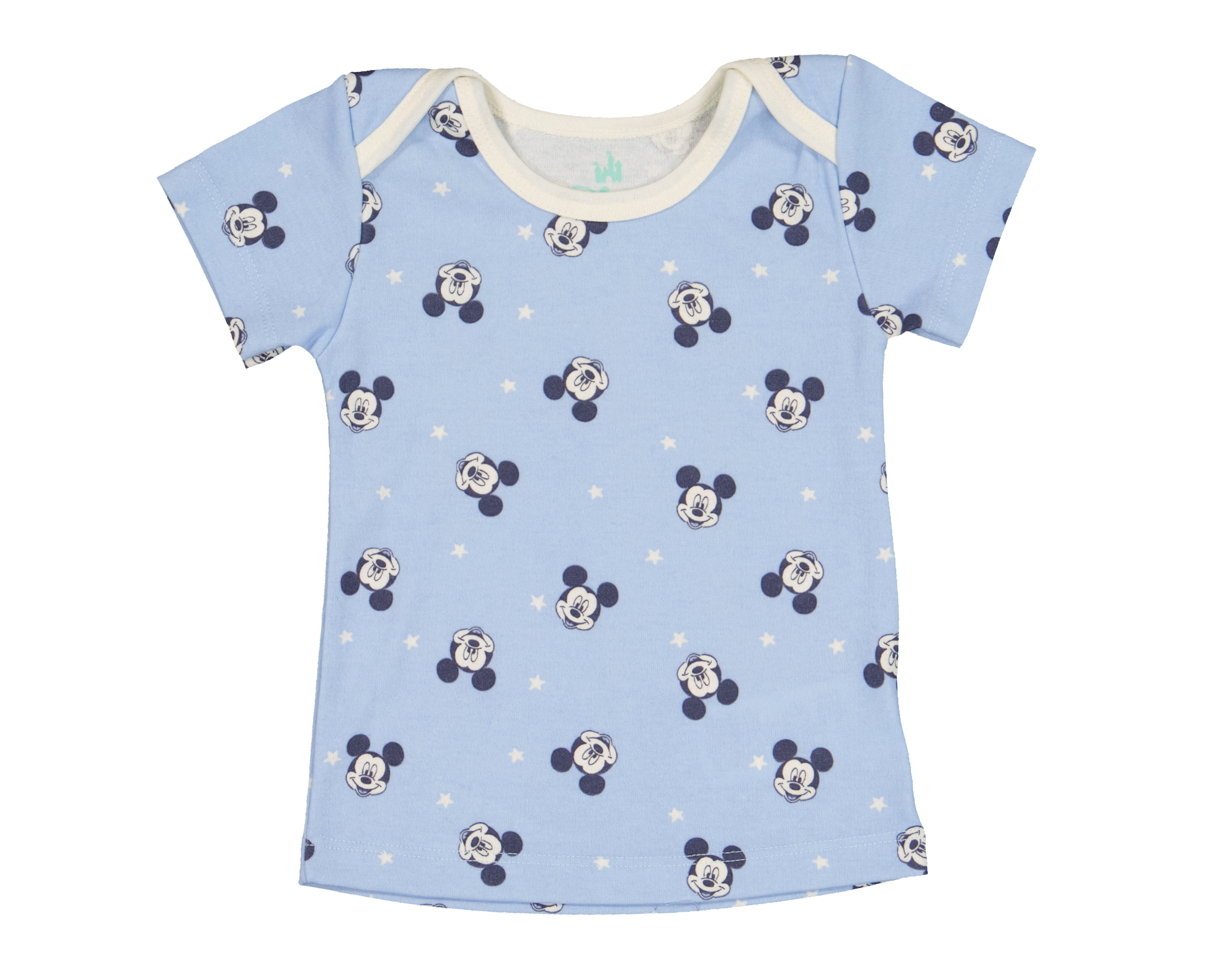 Foto 4 pulgar | Foto 3 | Camiseta para Bebé Niño Disney Mickey Mouse Azul 3 Piezas