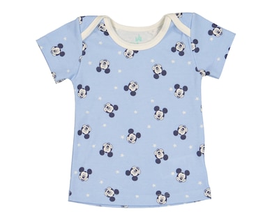 Foto 3 | Foto 3 | Camiseta para Bebé Niño Disney Mickey Mouse Azul 3 Piezas
