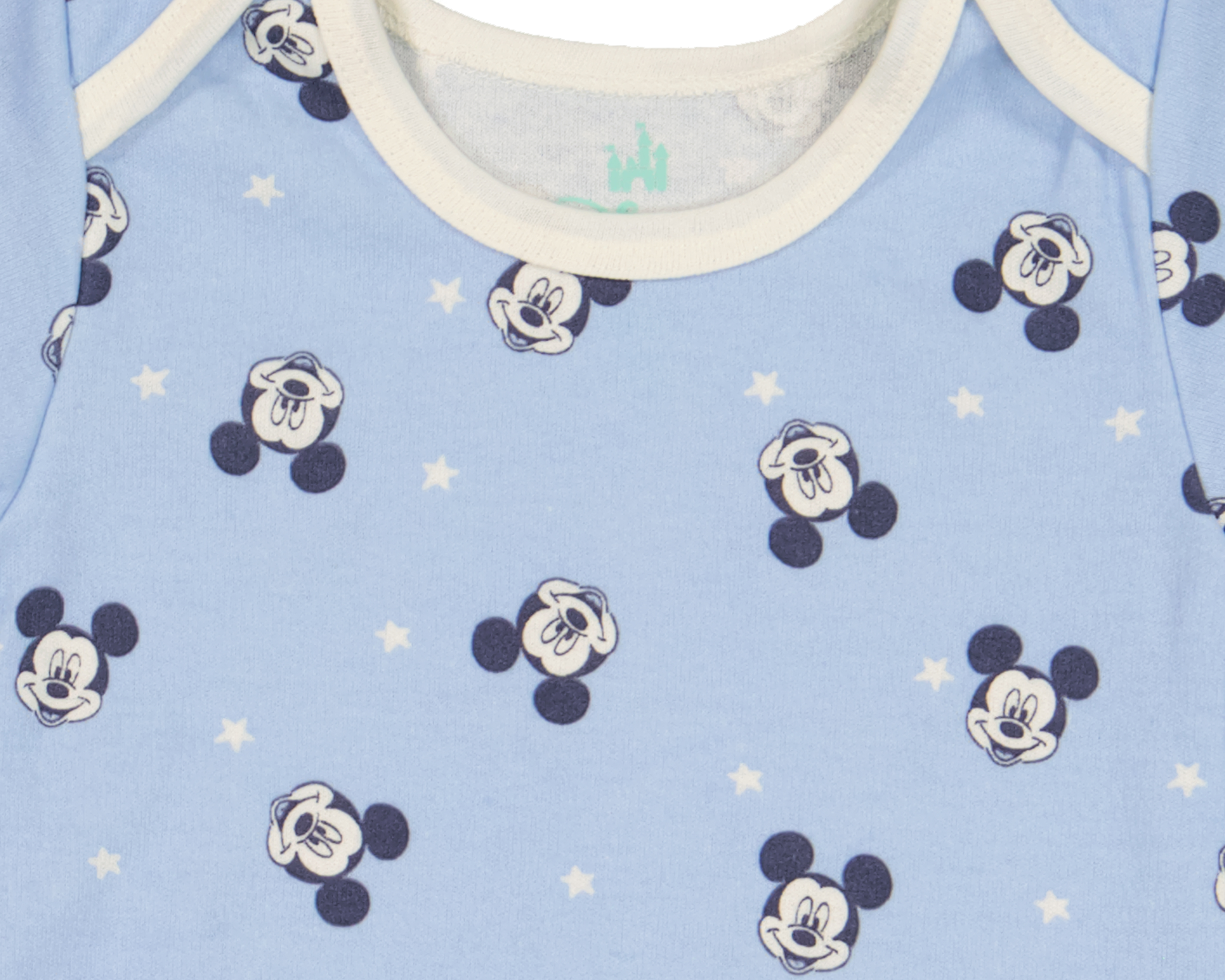 Foto 5 pulgar | Foto 4 | Camiseta para Bebé Niño Disney Mickey Mouse Azul 3 Piezas