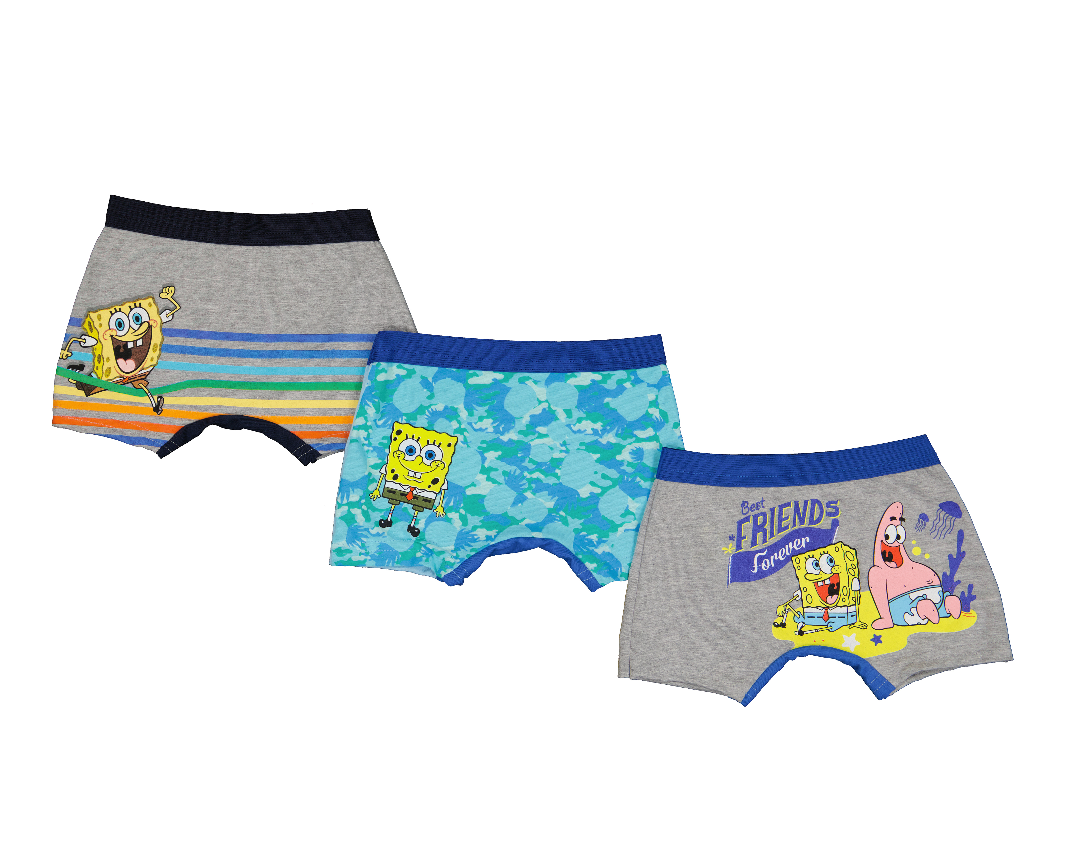 Foto 2 pulgar | Foto 1 | Bóxer Bob Esponja para Bebé Niño 3 Piezas