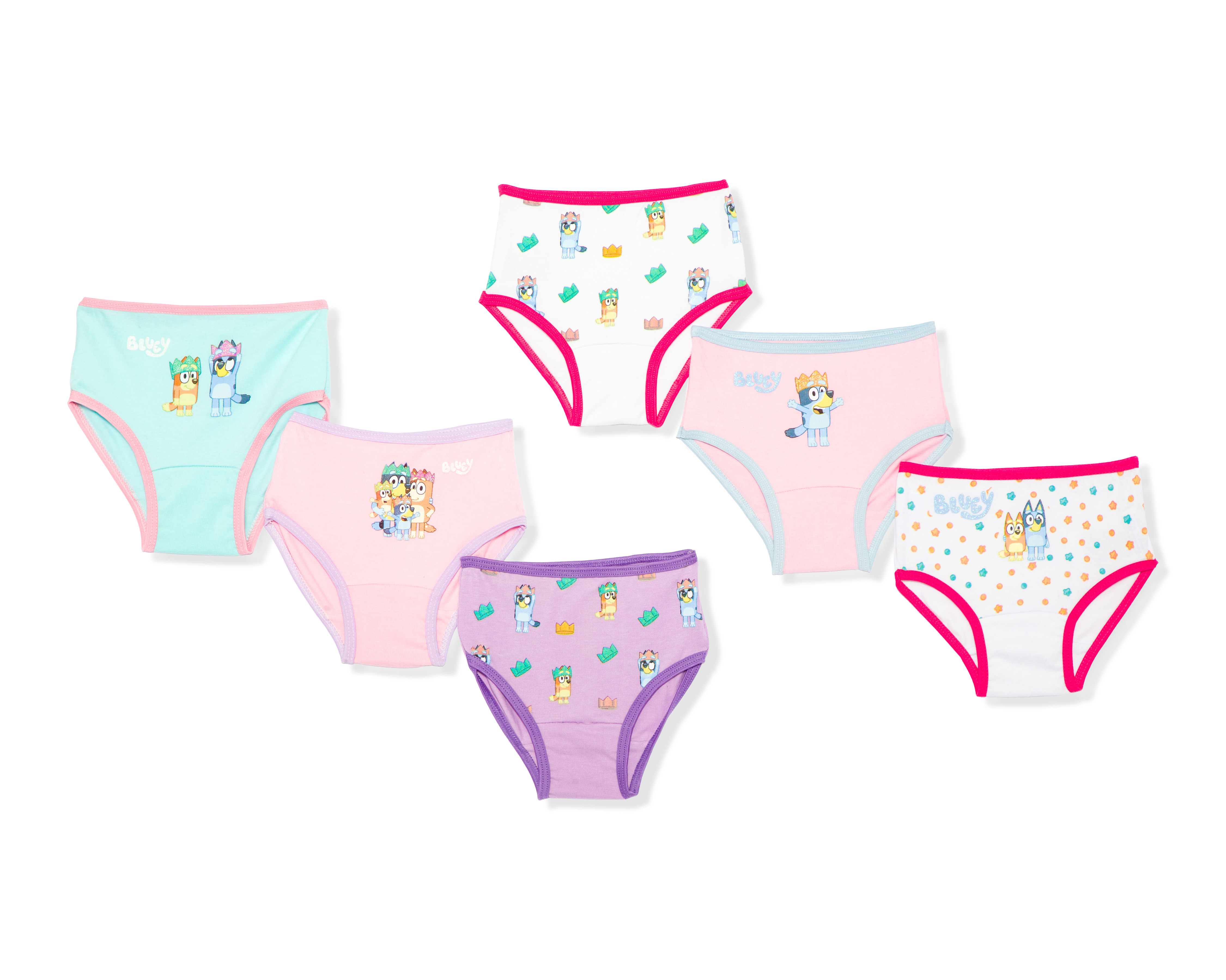 Foto 1 | Foto 1 | Pantaleta Bluey para Niña 6 Piezas