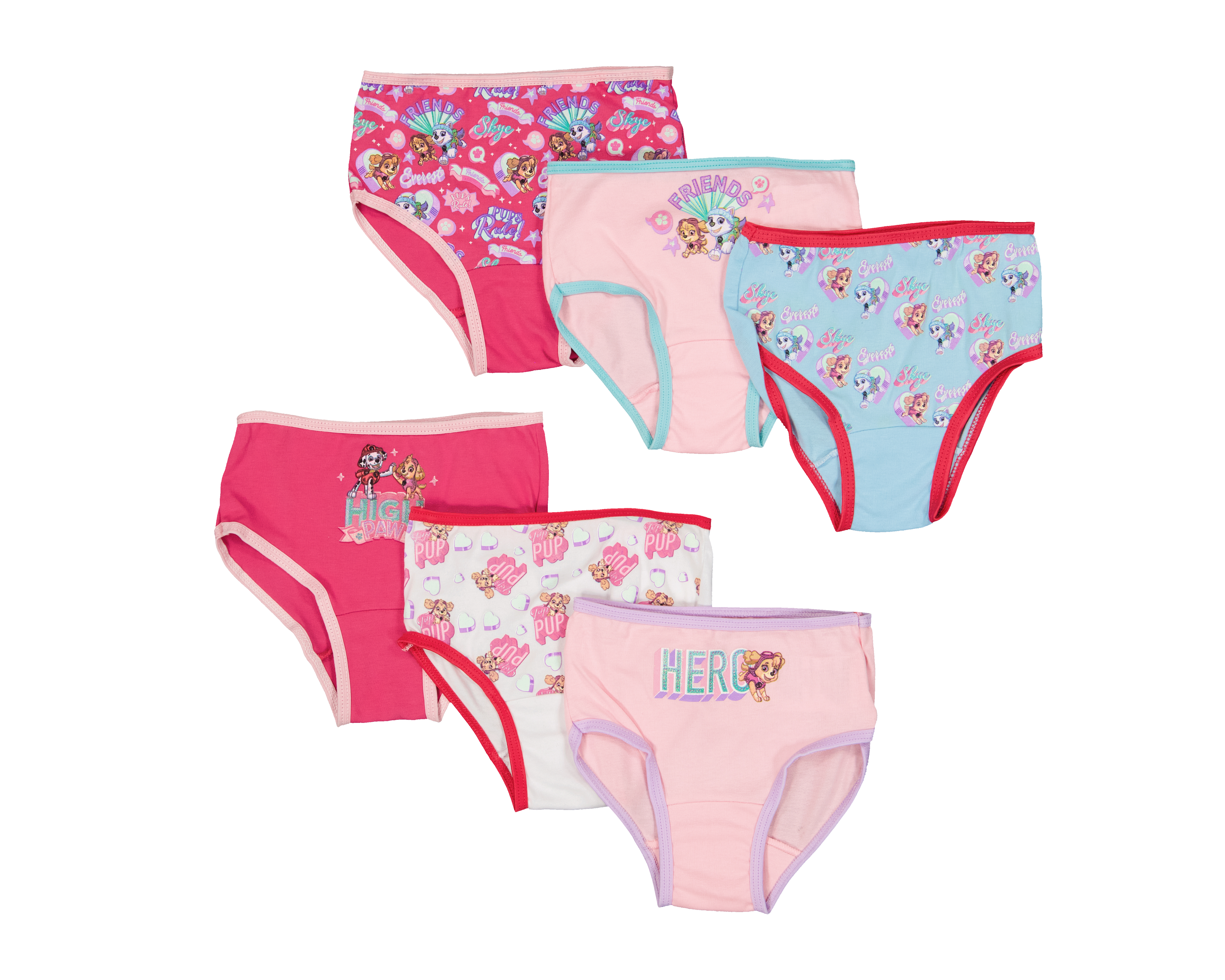 Foto 2 pulgar | Foto 1 | Pantaleta Paw Patrol para Bebé Niña 6 Piezas