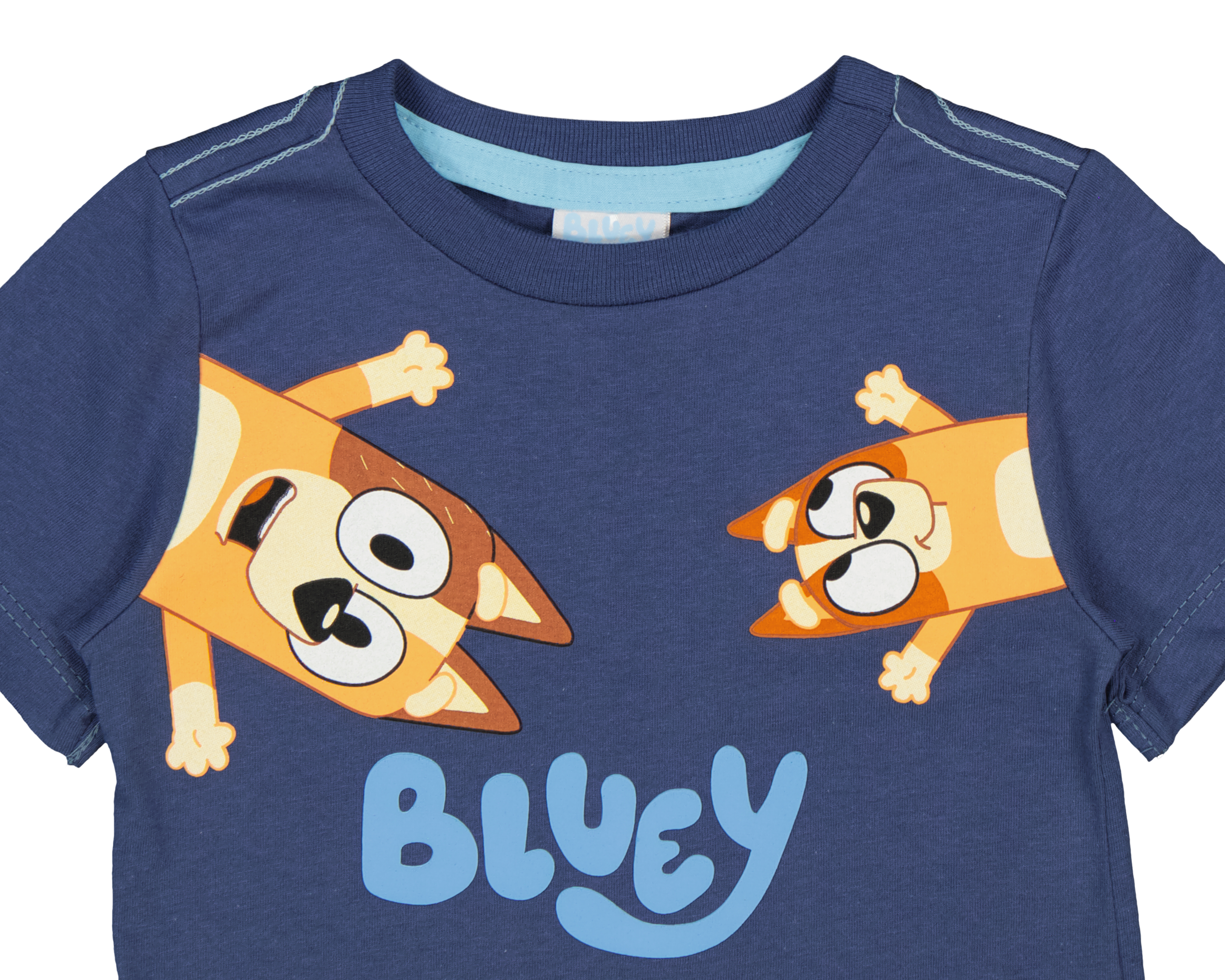 Foto 4 pulgar | Foto 3 | Playera para Bebé Niño Bluey de Algodón Azul Marino