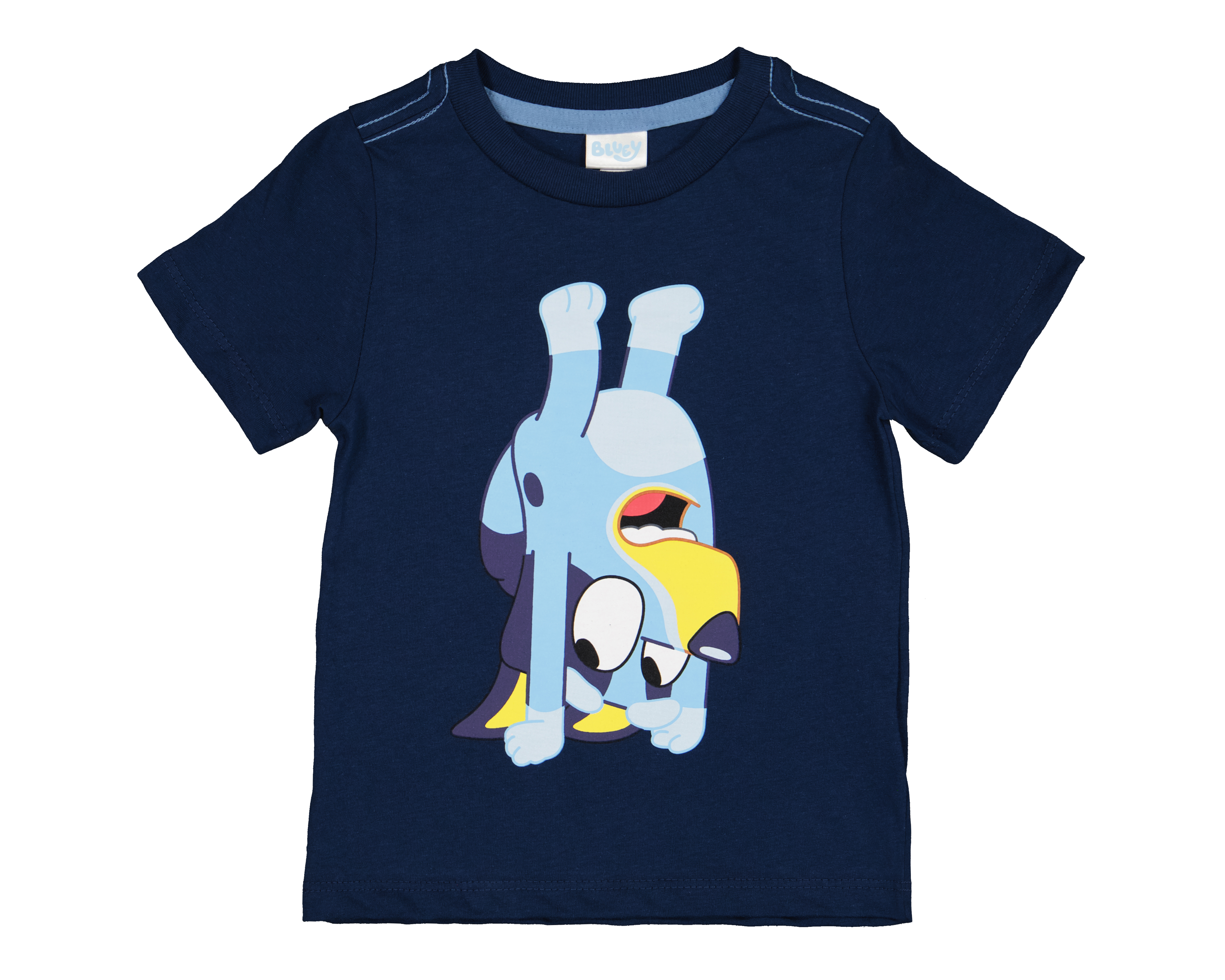 Playera para Bebé Niño Bluey de Algodón Azul Marino
