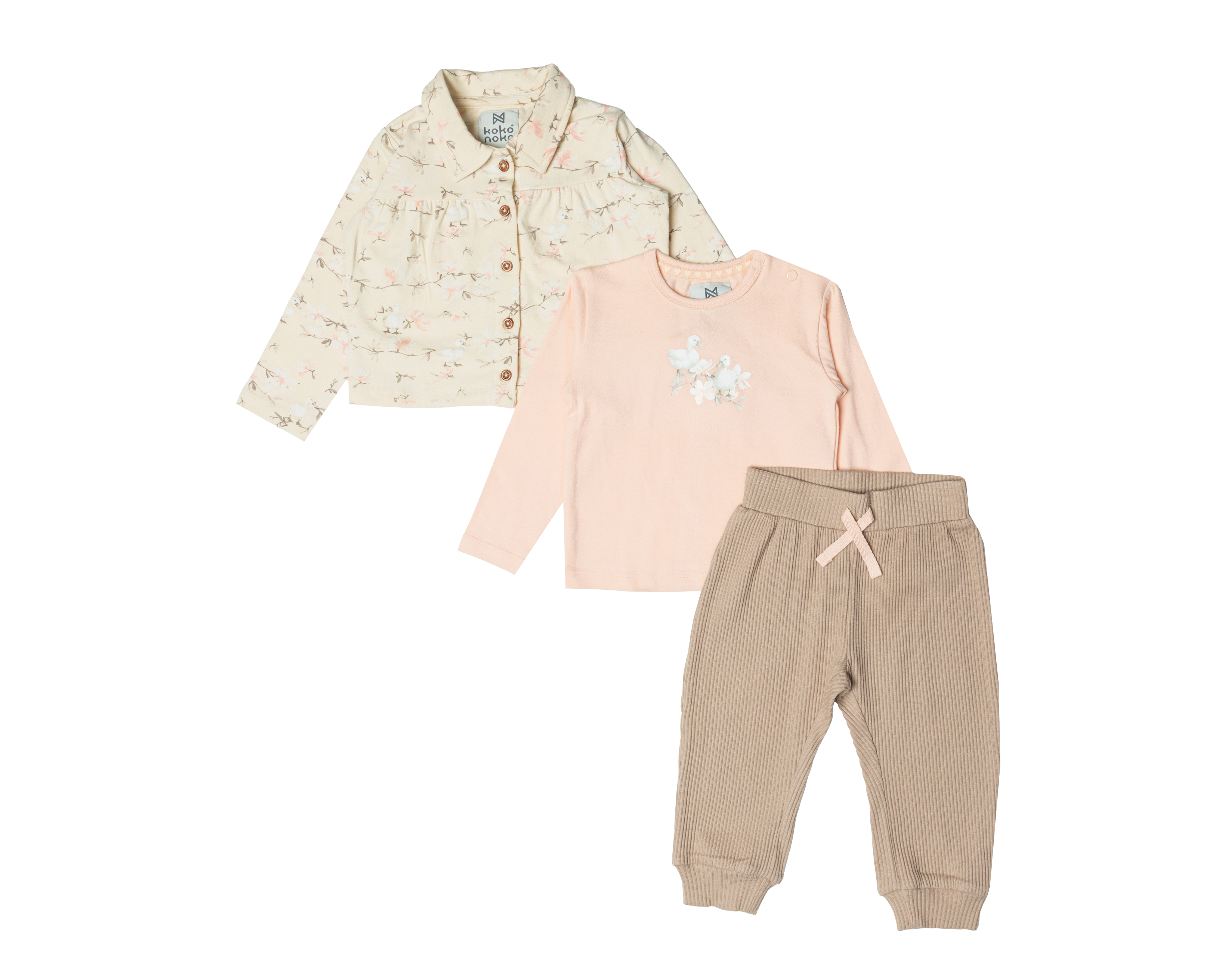 Foto 1 | Foto 1 | Conjunto para Bebé Niña Koko Noko 3 Piezas