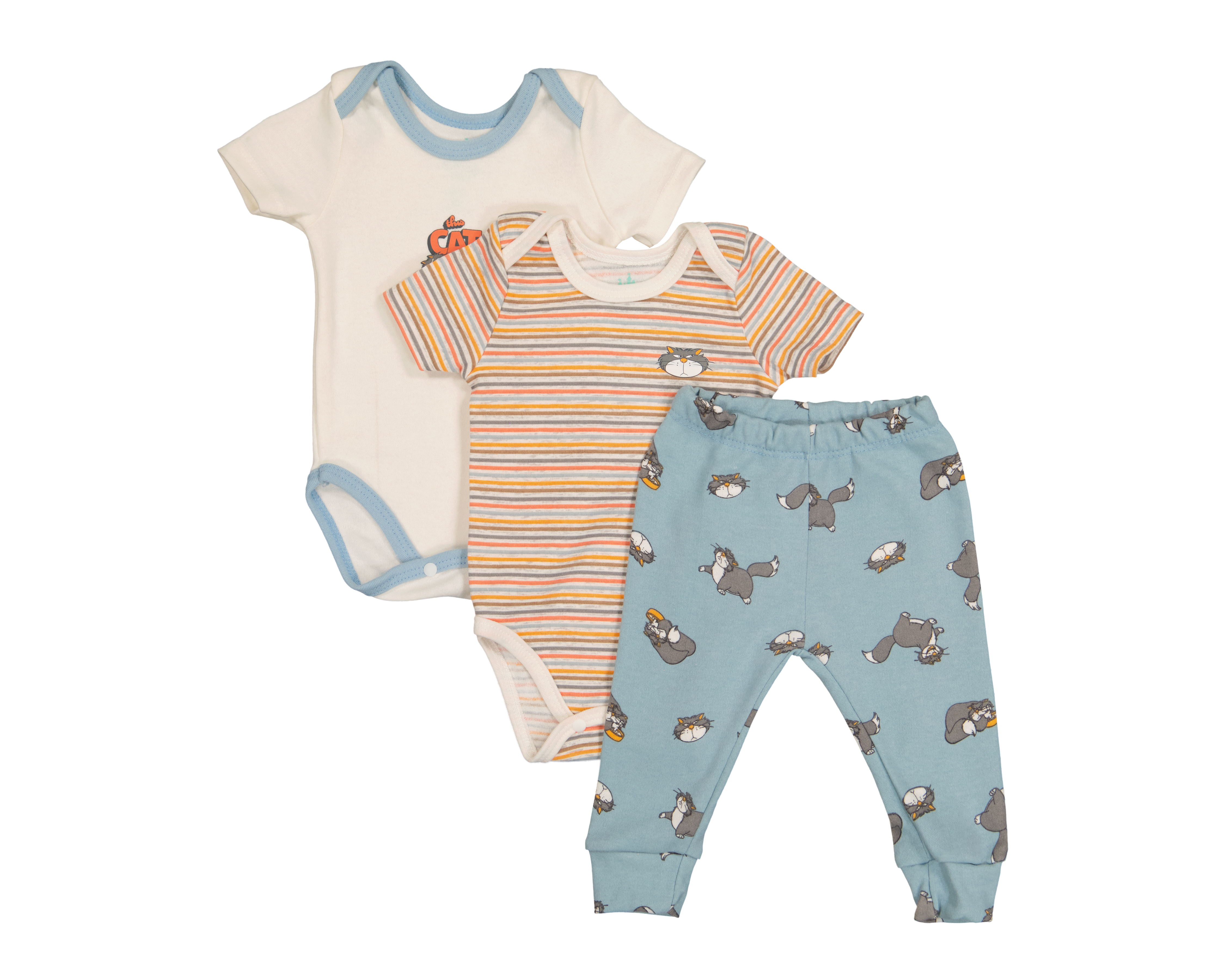 Foto 2 pulgar | Foto 1 | Conjunto para Bebé Niño Disney Baby 3 Piezas