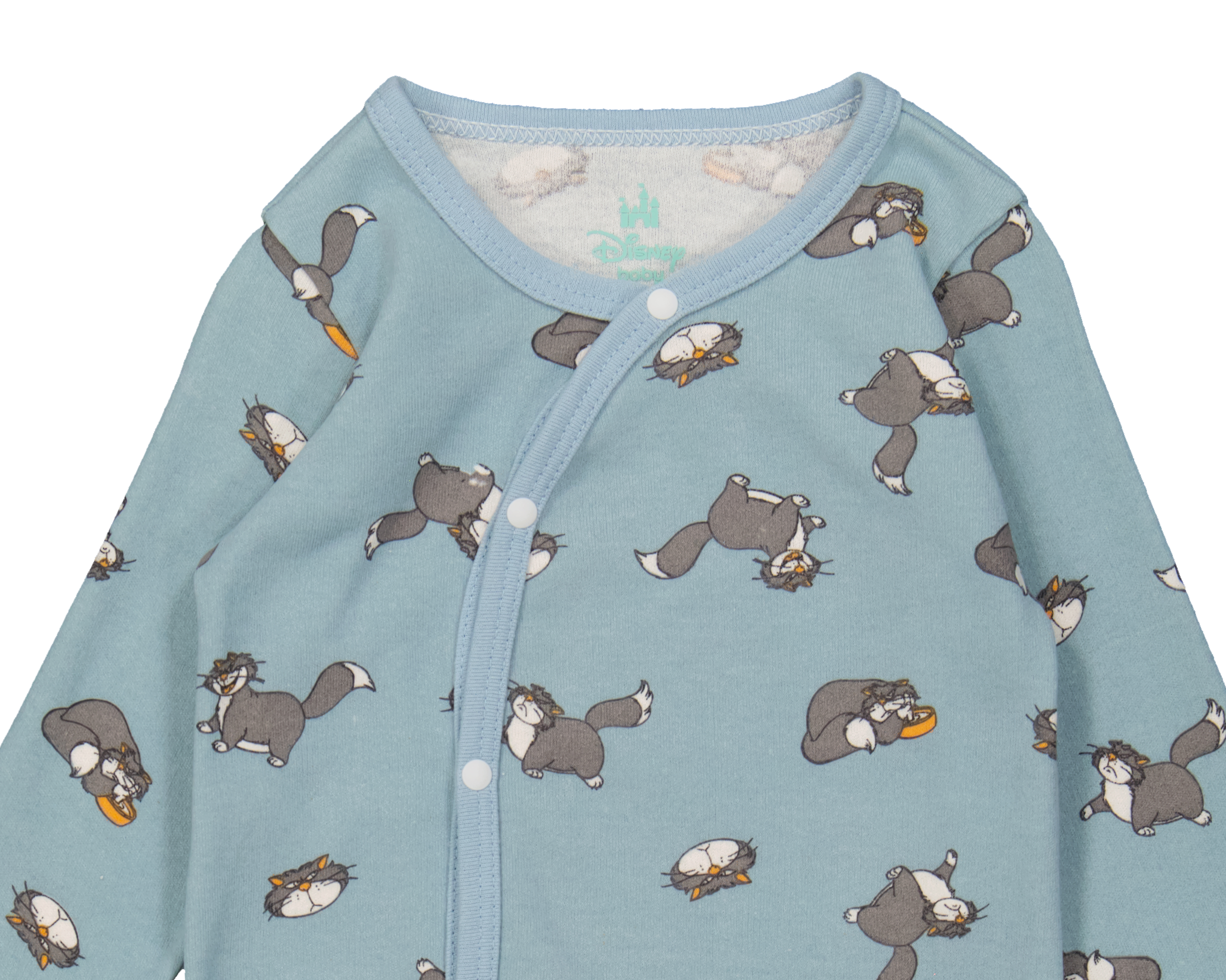 Foto 4 pulgar | Foto 3 | Mameluco para Bebé Niño Disney Baby Azul