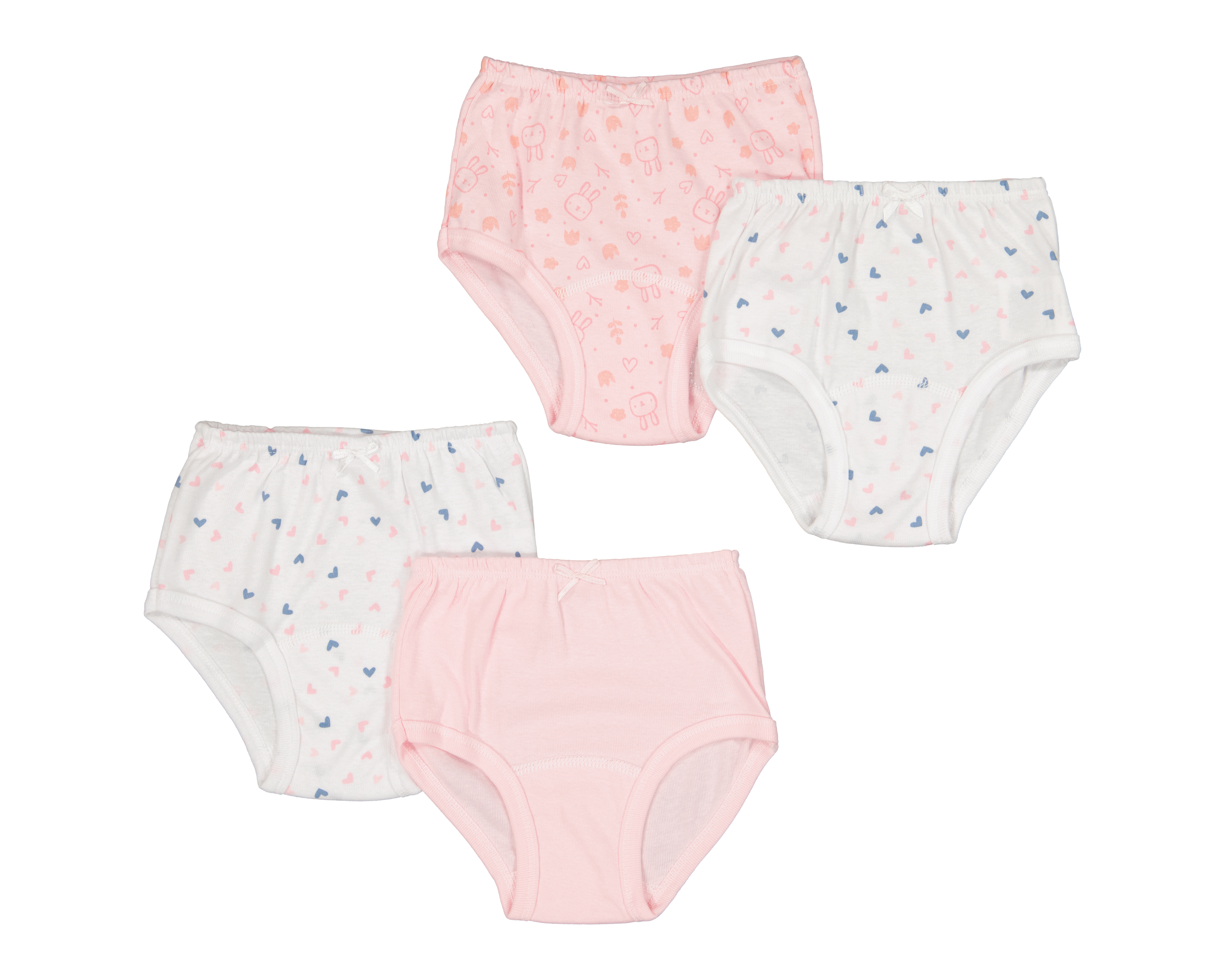 Foto 2 pulgar | Foto 1 | Pantaleta Baby Optima para Bebé Niña 4 Piezas