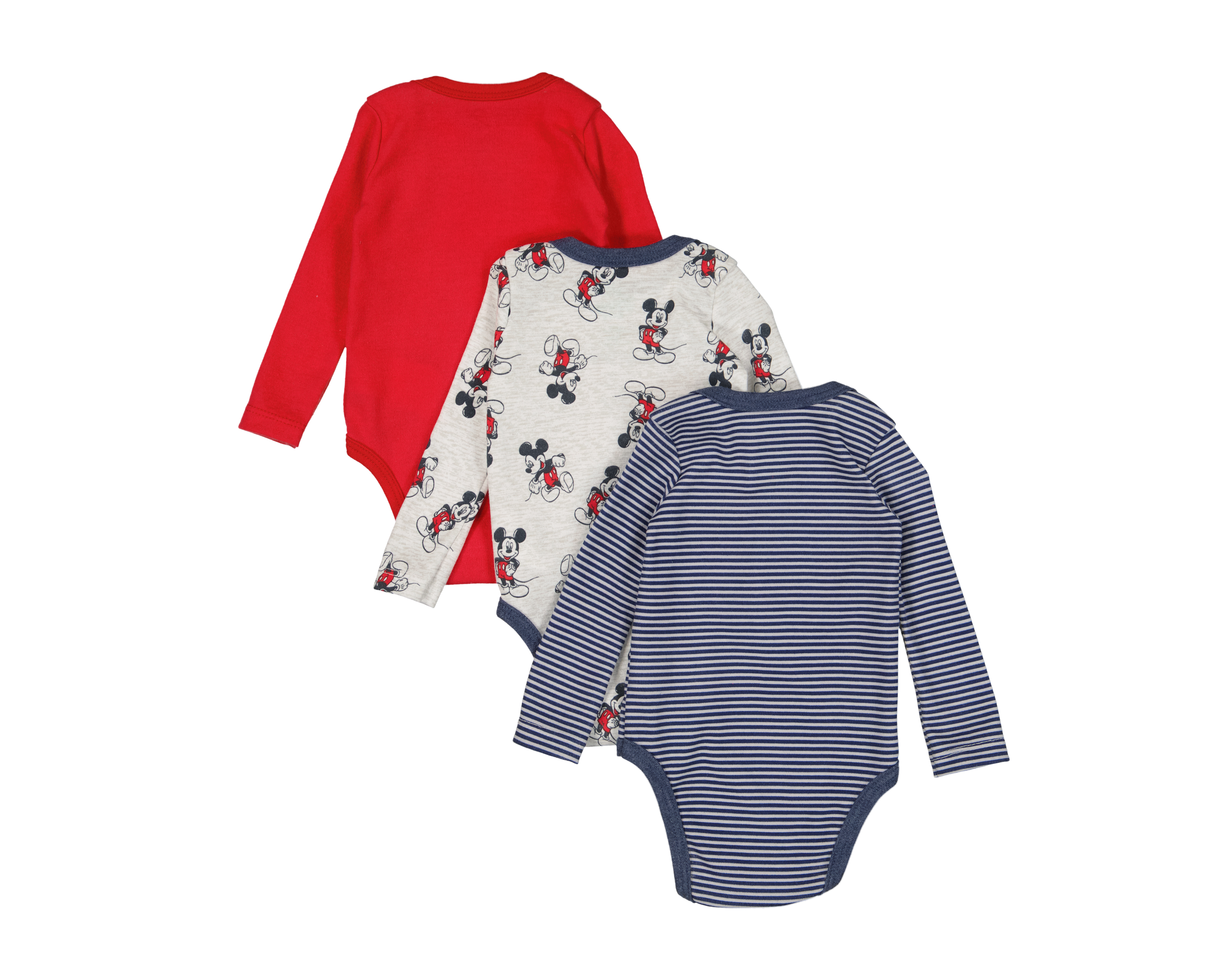 Foto 3 pulgar | Foto 2 | Pañalero para Bebé Niño Disney Mickey Mouse Manga Larga 3 Piezas