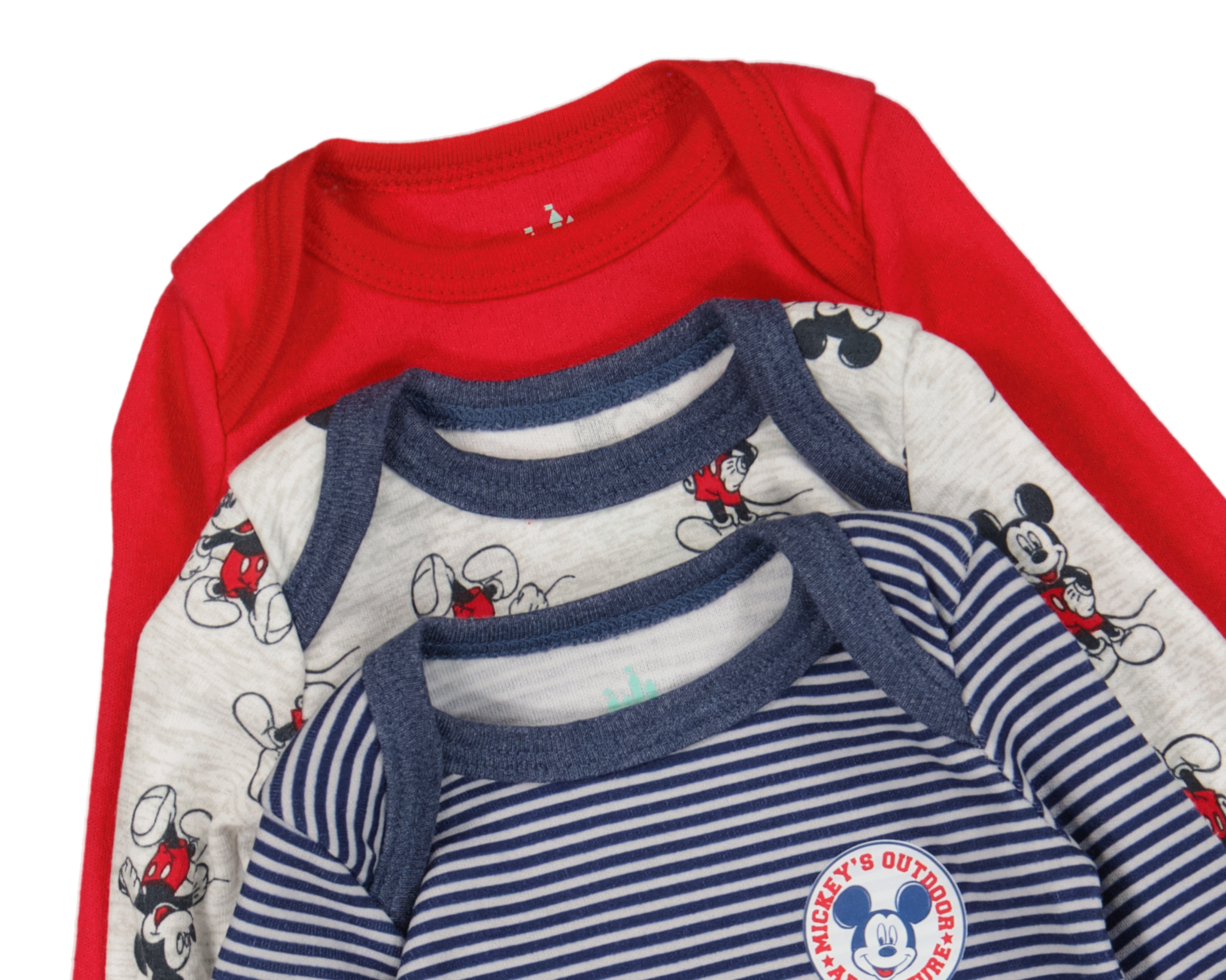Foto 4 | Foto 4 | Pañalero para Bebé Niño Disney Mickey Mouse Manga Larga 3 Piezas