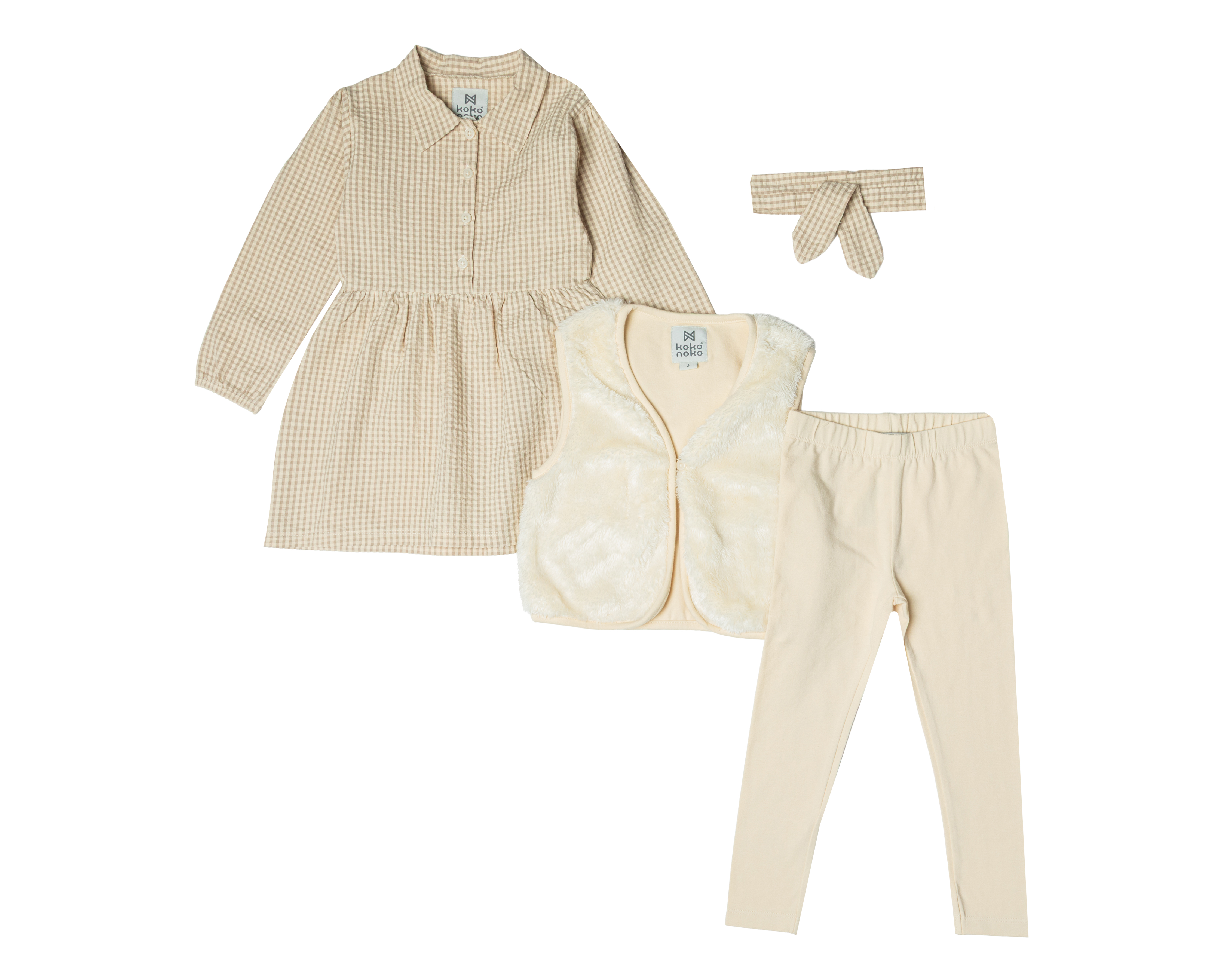 Foto 1 | Foto 1 | Conjunto para Bebé Niña Koko Noko 4 Piezas