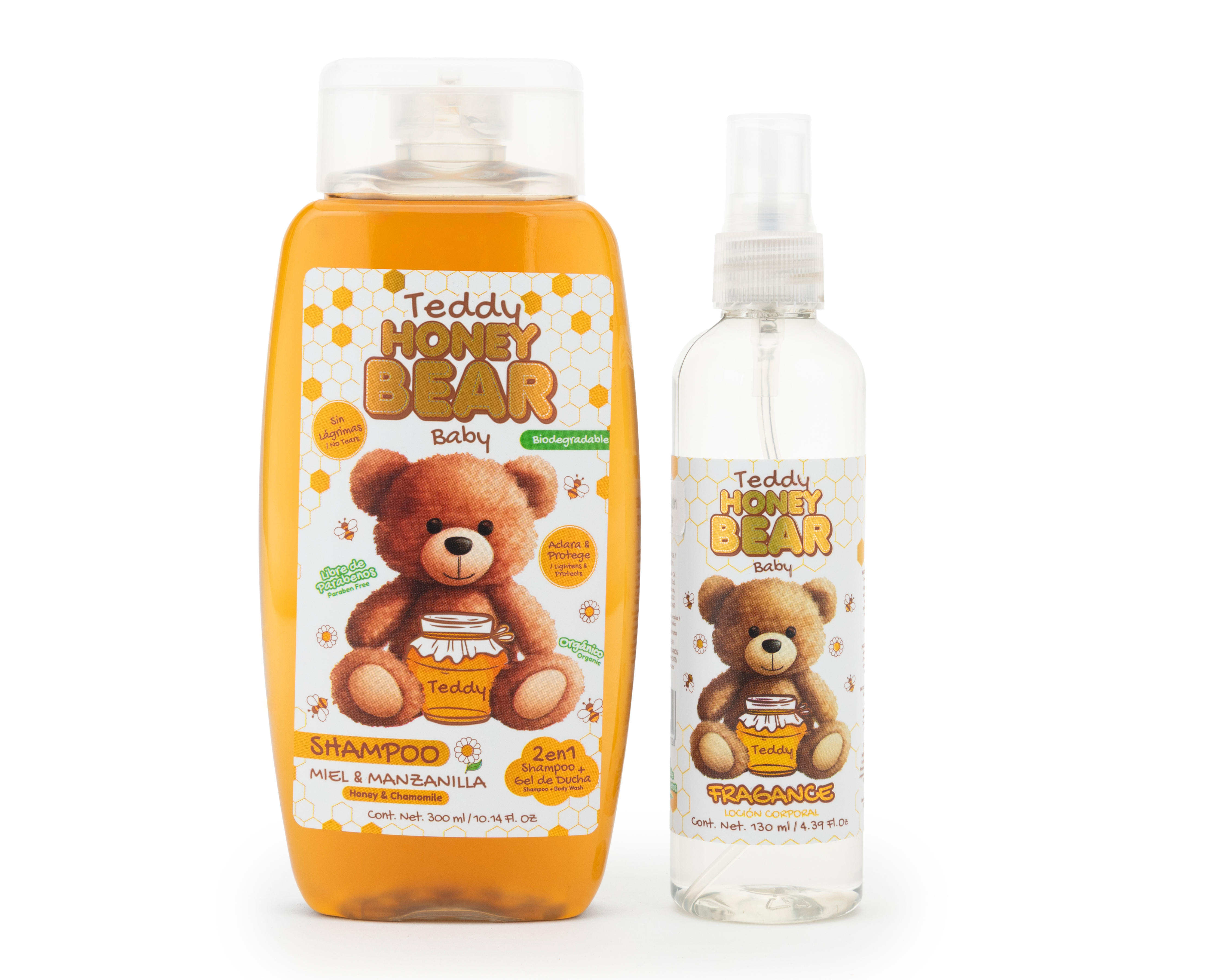 Foto 2 | Foto 2 | Shampoo y Fragancia para Bebé Body & Beauty con Brillos 2 Piezas