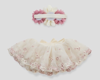 Foto 2 | Foto 2 | Tutú para Bebé Niña Baby Colors con Tiara de Flores