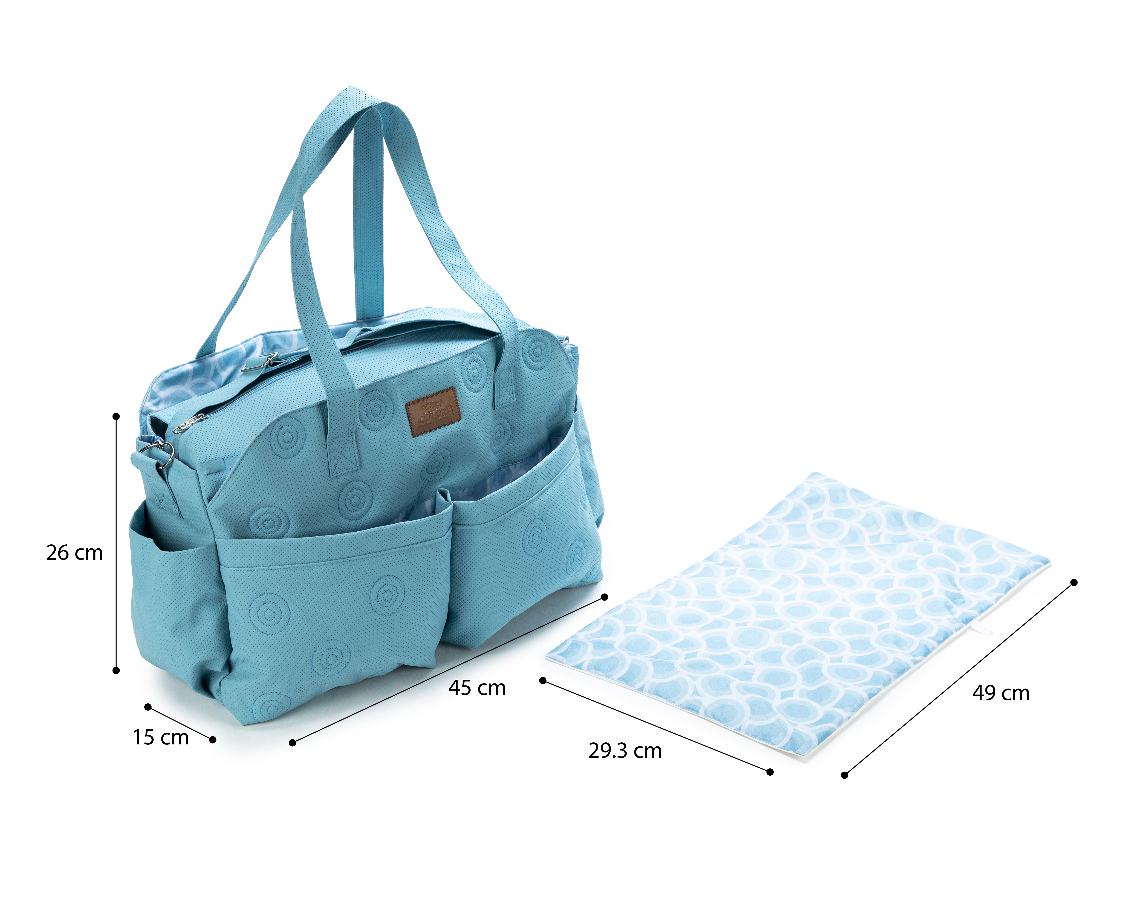 Foto 9 pulgar | Foto 8 | Pañalera Azul Baby Colors