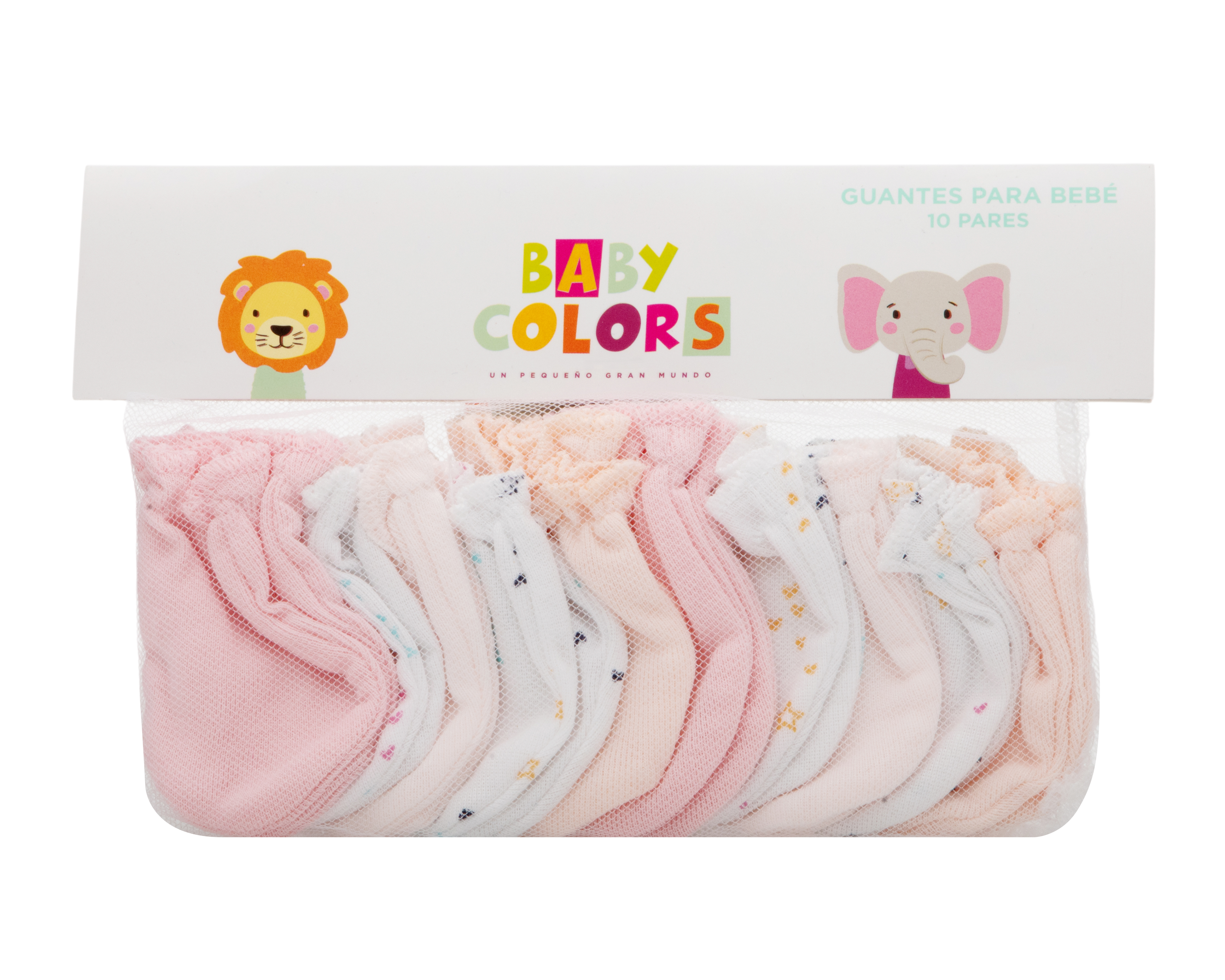 Foto 5 pulgar | Foto 4 | Guantes para Bebé Niña Baby Colors 10 Pares