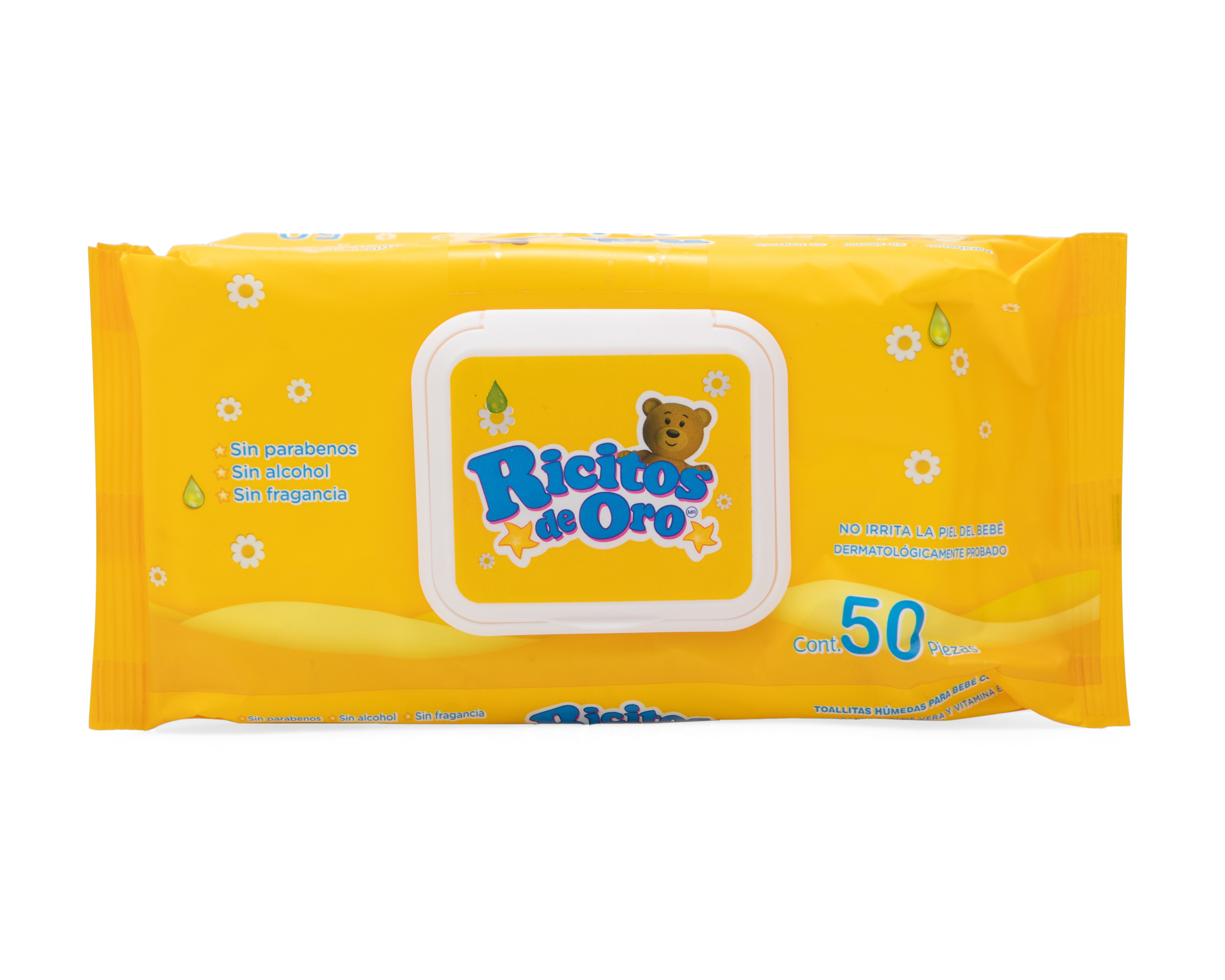 Foto 3 pulgar | Foto 2 | Toallitas para Bebé Ricitos de Oro 2 Paquetes con 50 Piezas c/u
