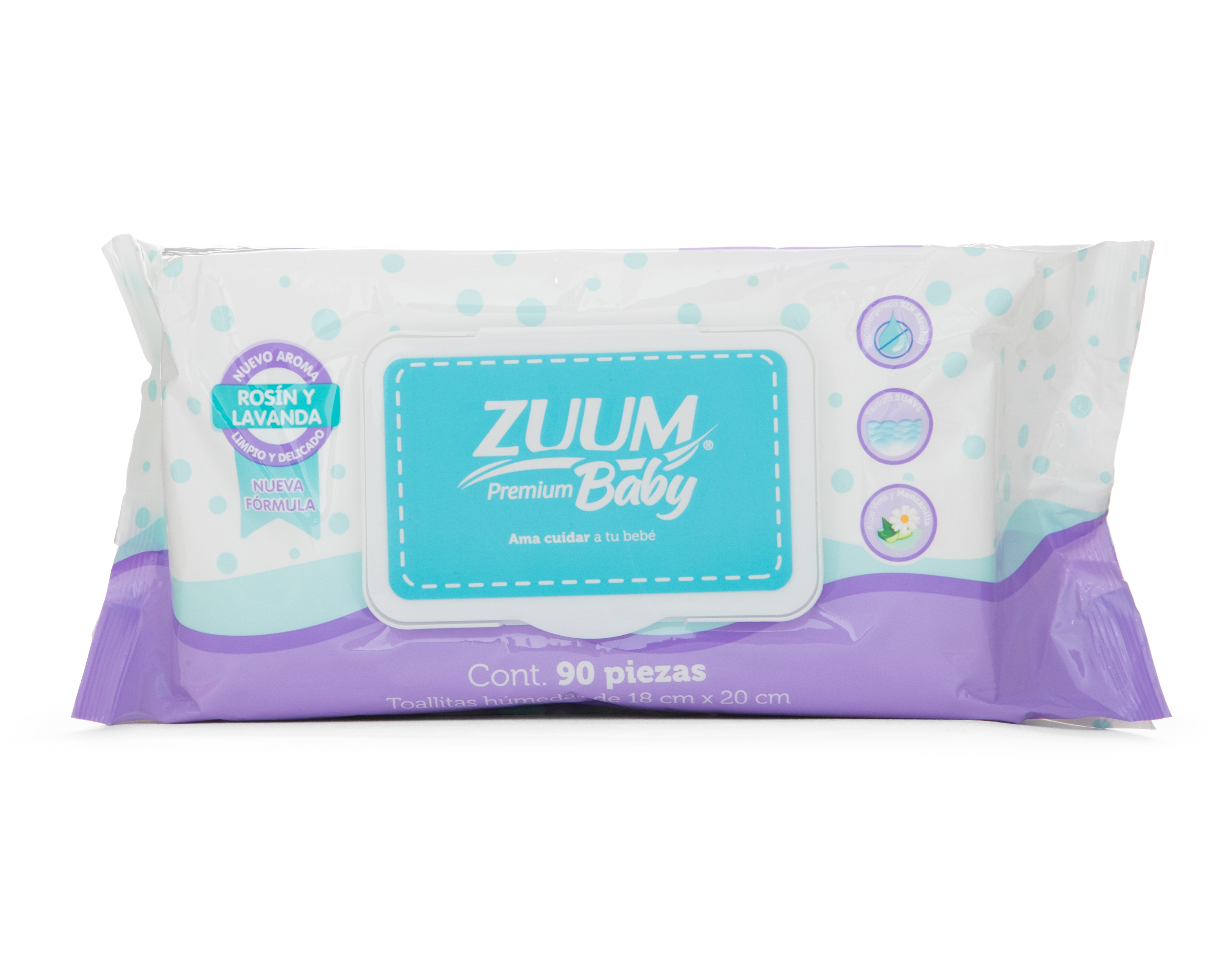 Foto 2 | Foto 2 | Toallitas para Bebé Zuum Baby Premium 3 Paquetes
