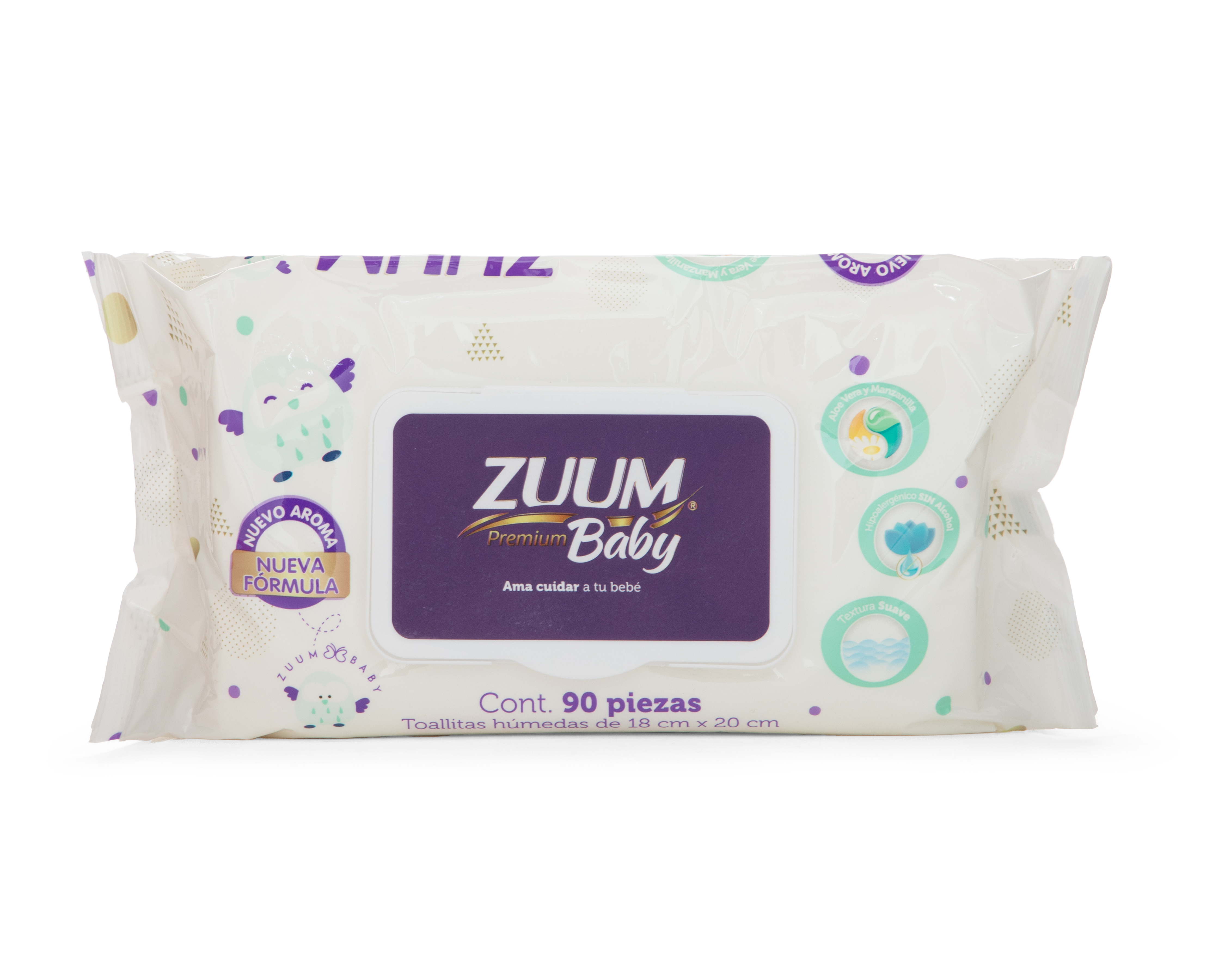 Foto 5 pulgar | Foto 4 | Toallitas para Bebé Zuum Baby Premium 3 Paquetes