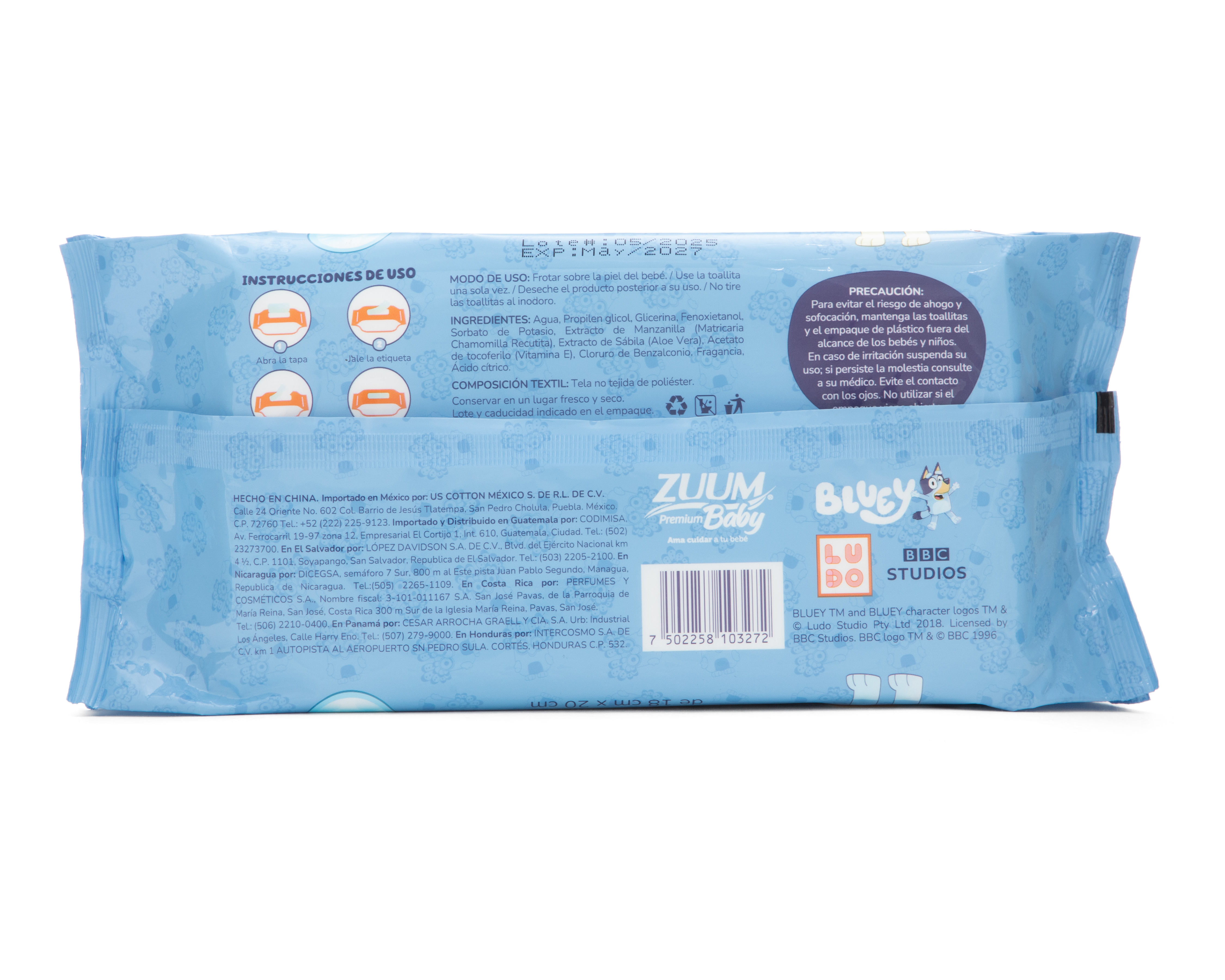 Foto 3 pulgar | Foto 2 | Toallitas para Bebé Zuum Baby 90 Piezas