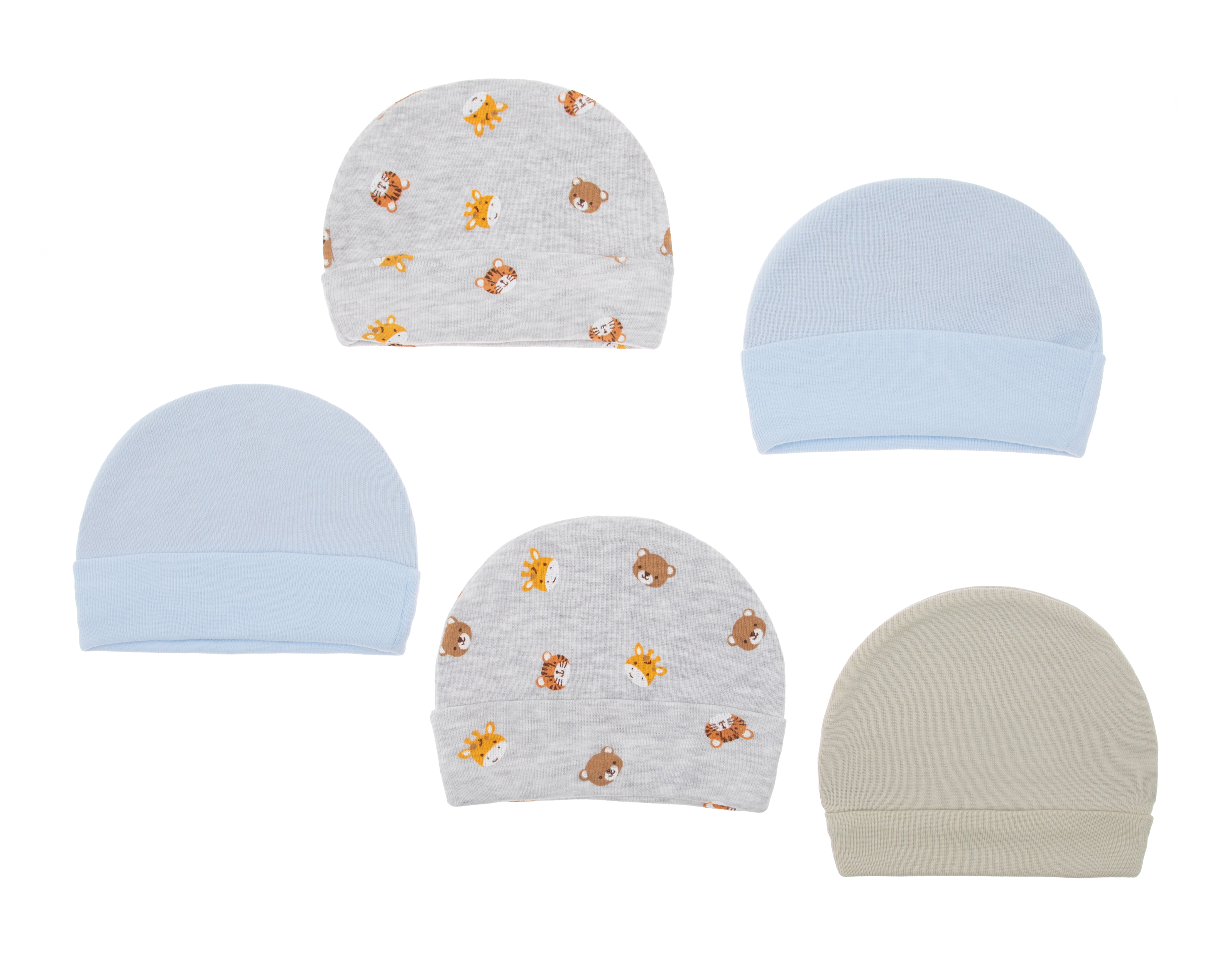 Foto 3 pulgar | Foto 2 | Gorro para Bebé Niño Baby Colors 5 Piezas