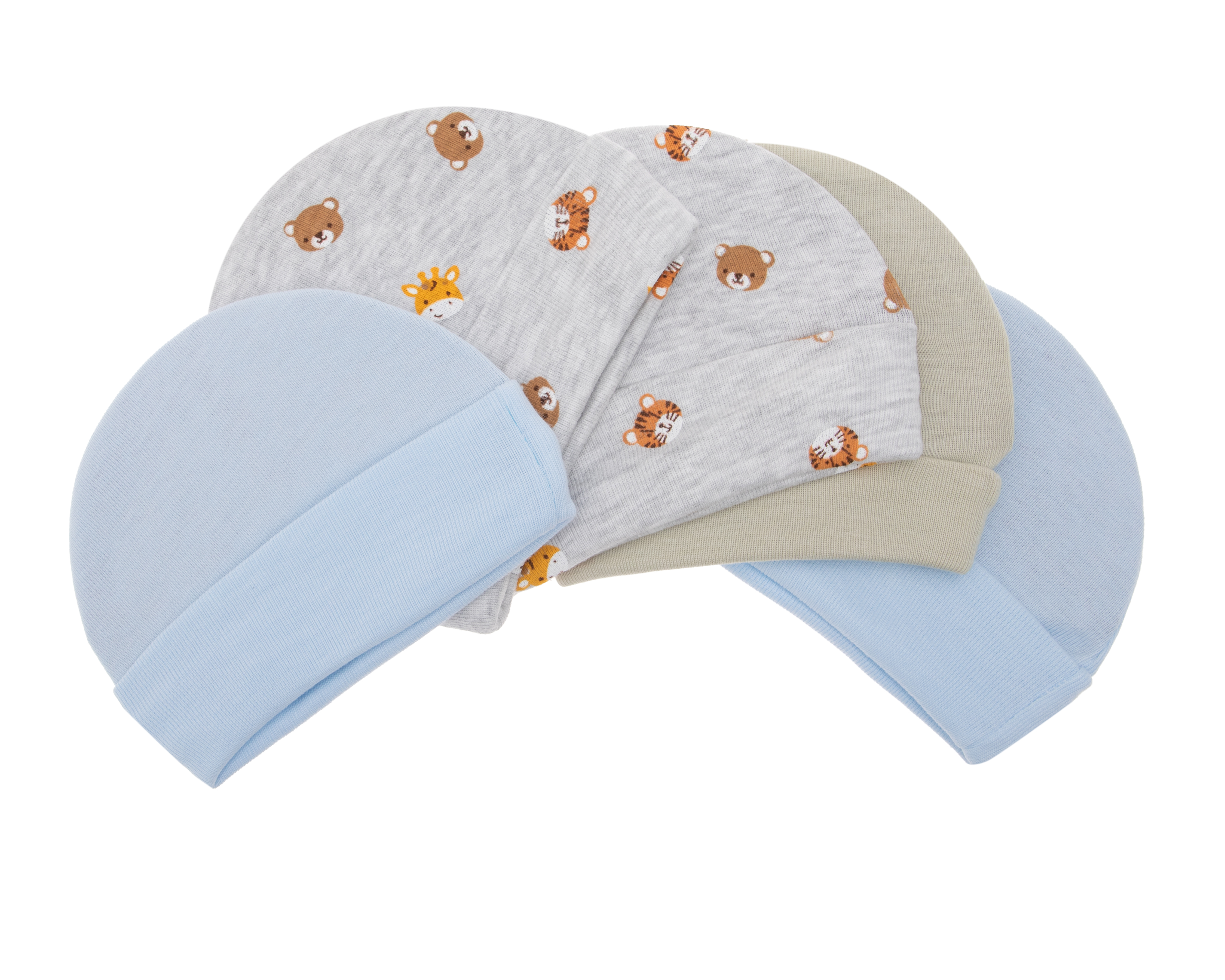 Foto 5 pulgar | Foto 4 | Gorro para Bebé Niño Baby Colors 5 Piezas