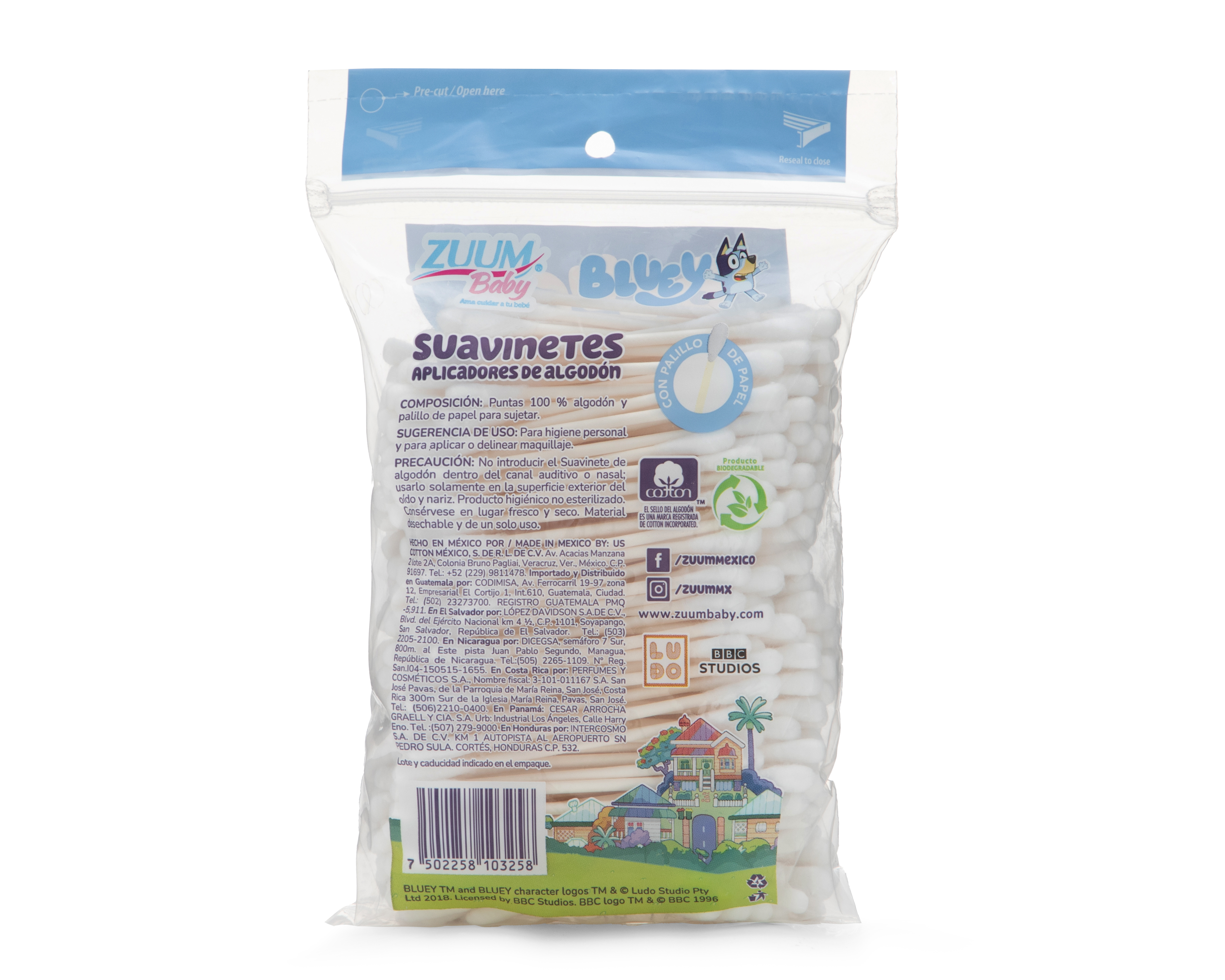 Foto 3 pulgar | Foto 2 | Hisopos de Algodón Zuum Baby 300 Piezas