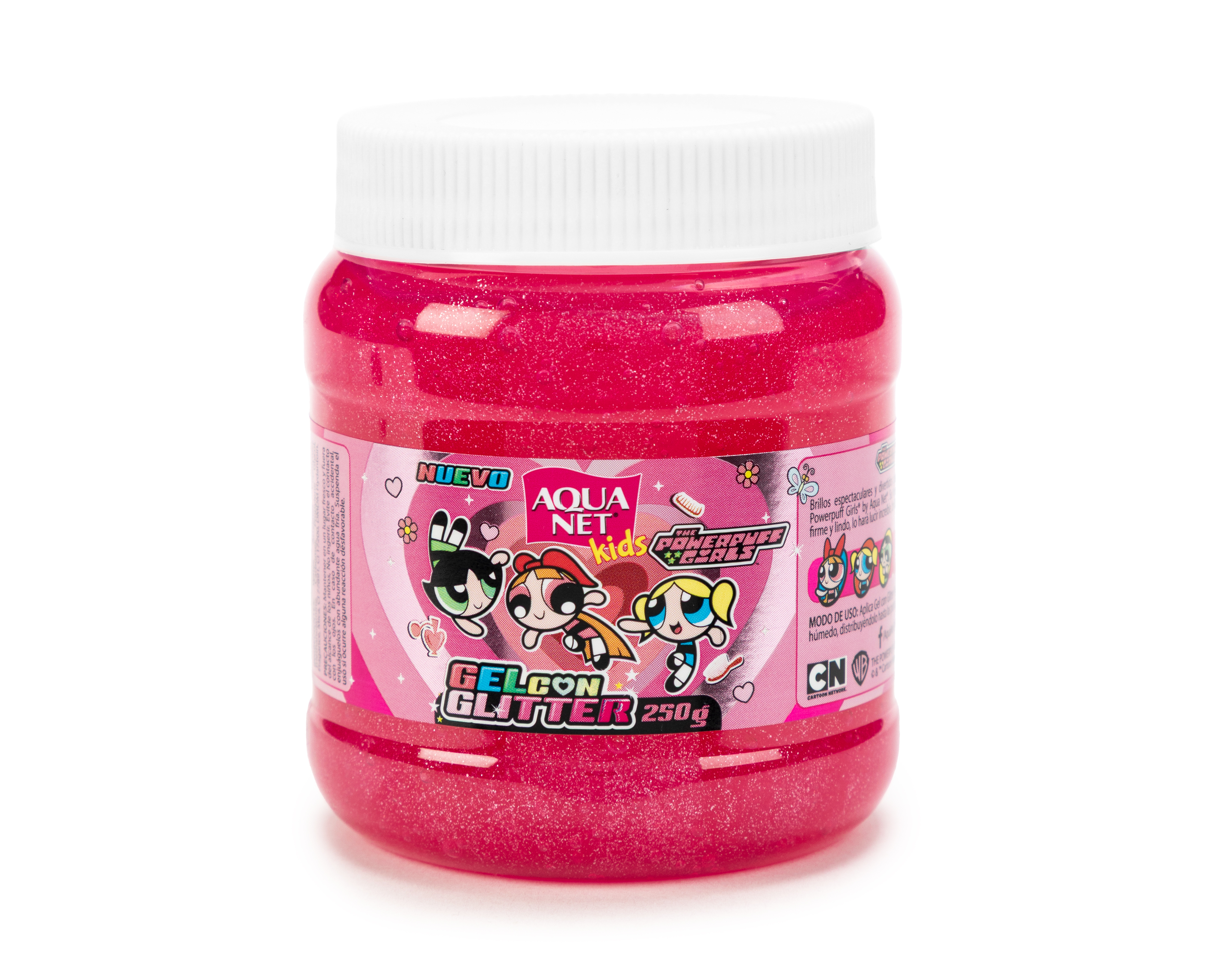 Foto 2 pulgar | Foto 1 | Gel para Peinar Aqua Net Las Chicas Superpoderosas con Brillo 250 ml