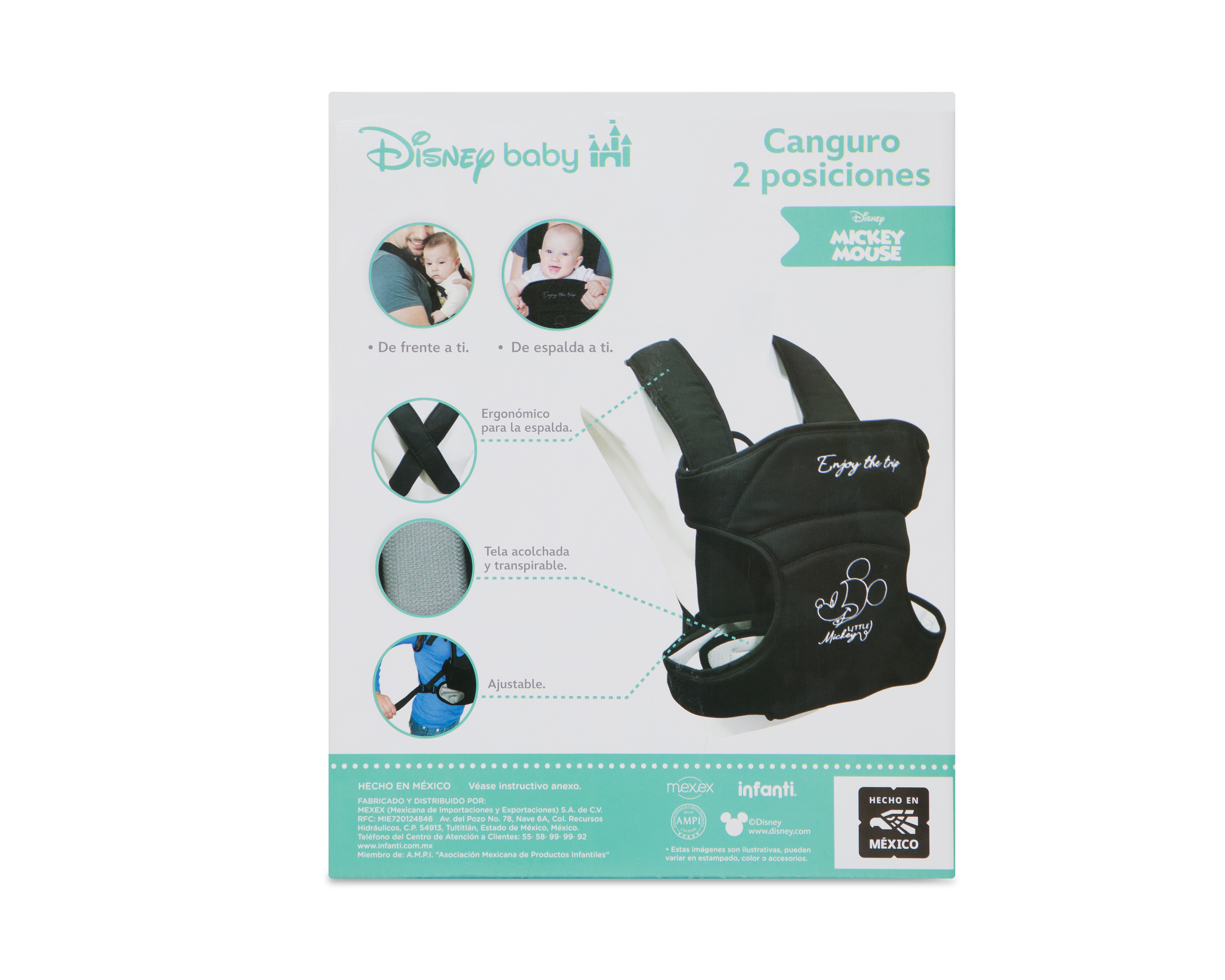 Foto 5 | Foto 5 | Canguro Disney Baby Negro