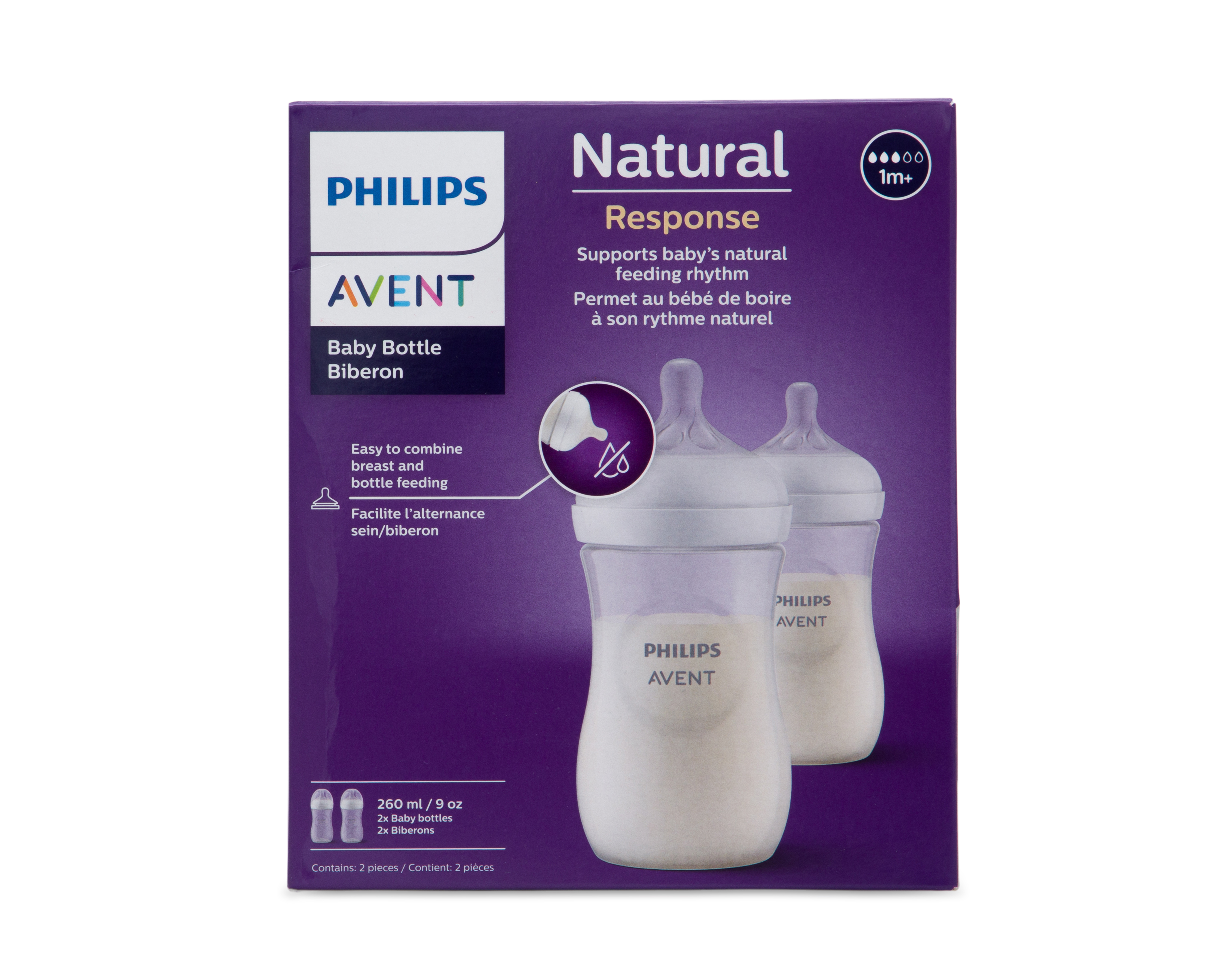 Foto 5 pulgar | Foto 4 | Biberón Philips Avent Natural Response 2 Piezas