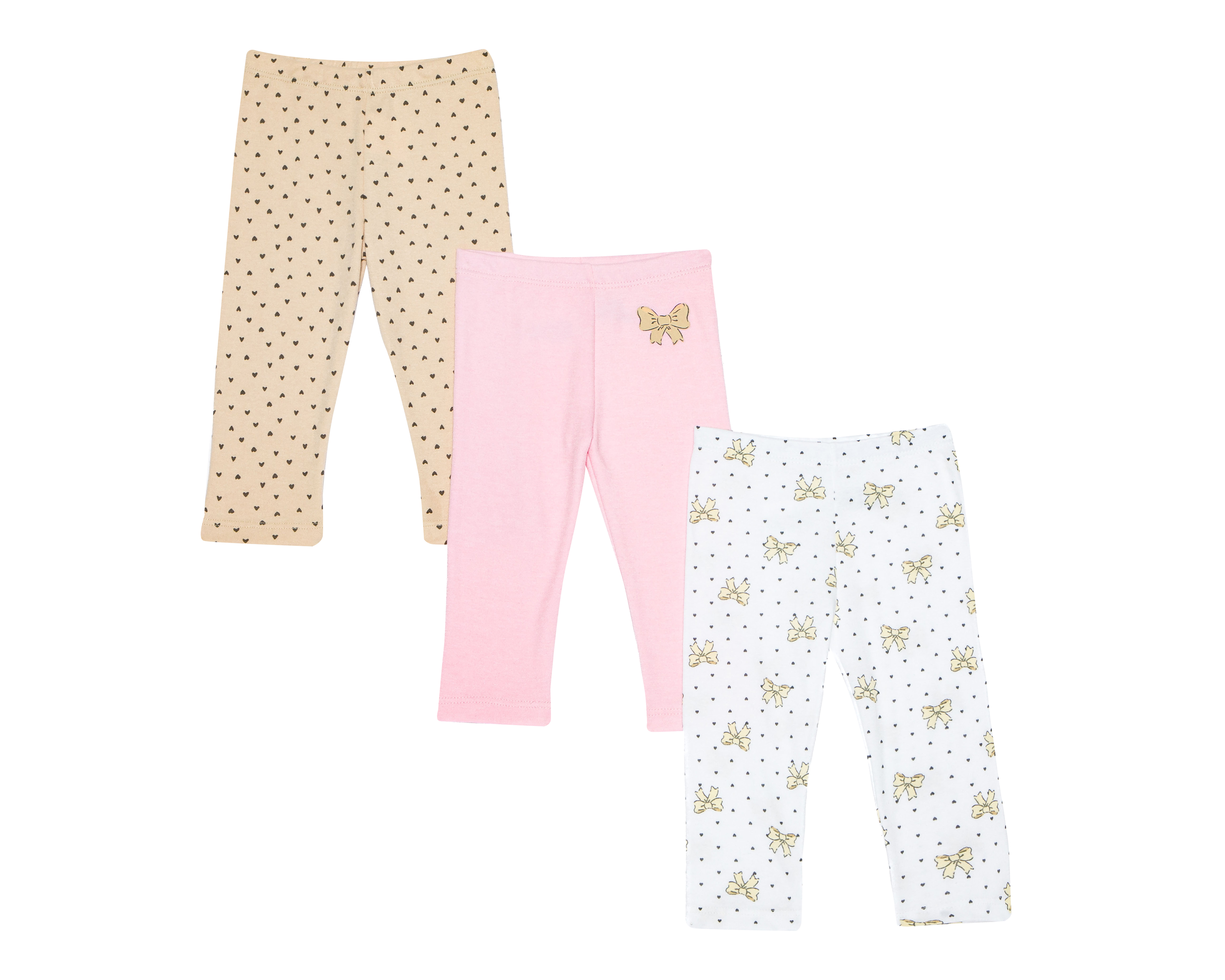 Pantalón para Bebé Niña Baby Colors Estampado 3 Piezas