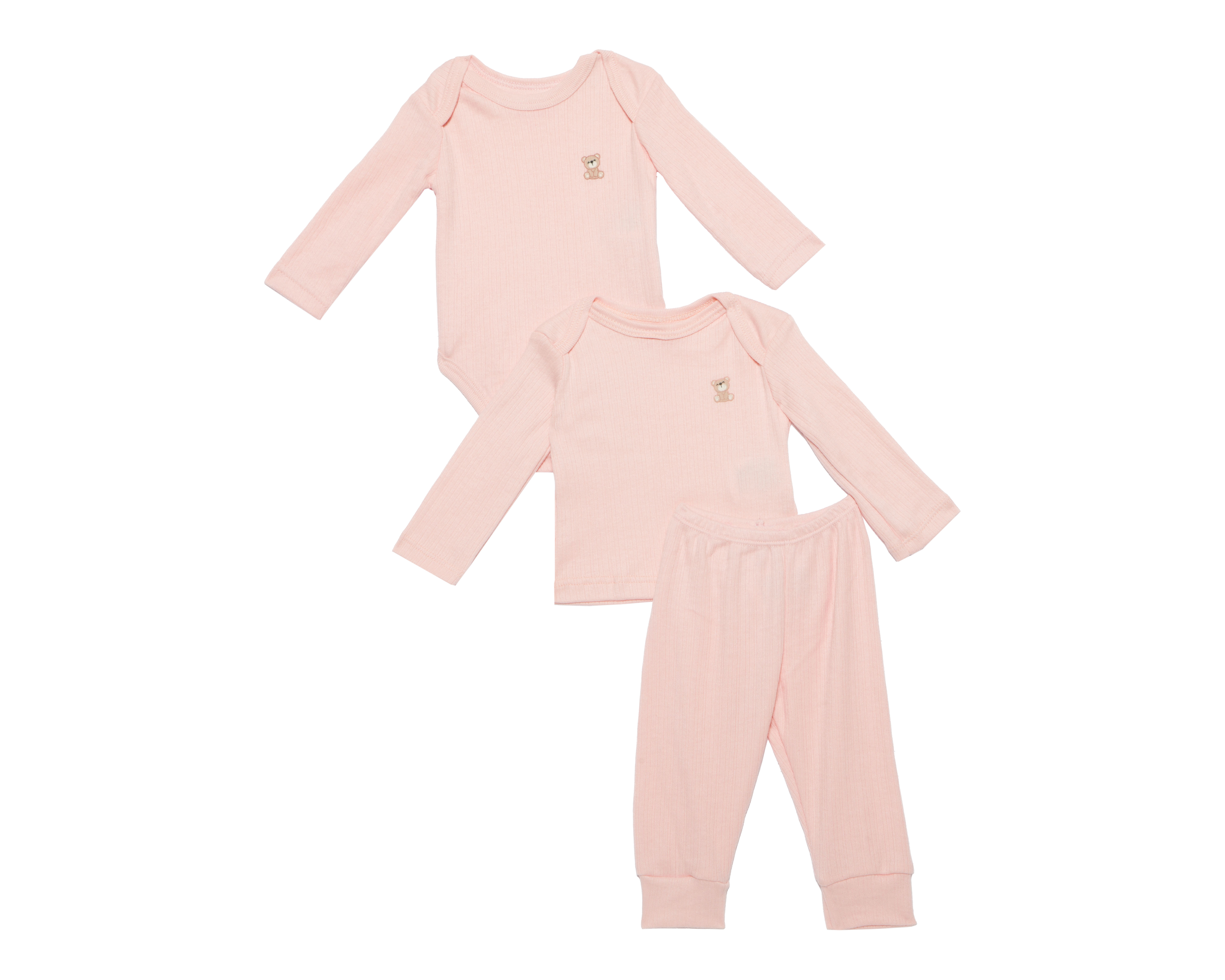 Foto 1 | Foto 1 | Conjunto para Bebé Niña Baby Colors 3 Piezas