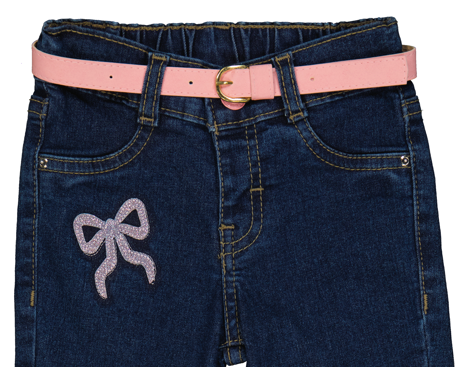 Foto 4 pulgar | Foto 3 | Pantalón para Bebé Niña Baby Colors con Cinturón