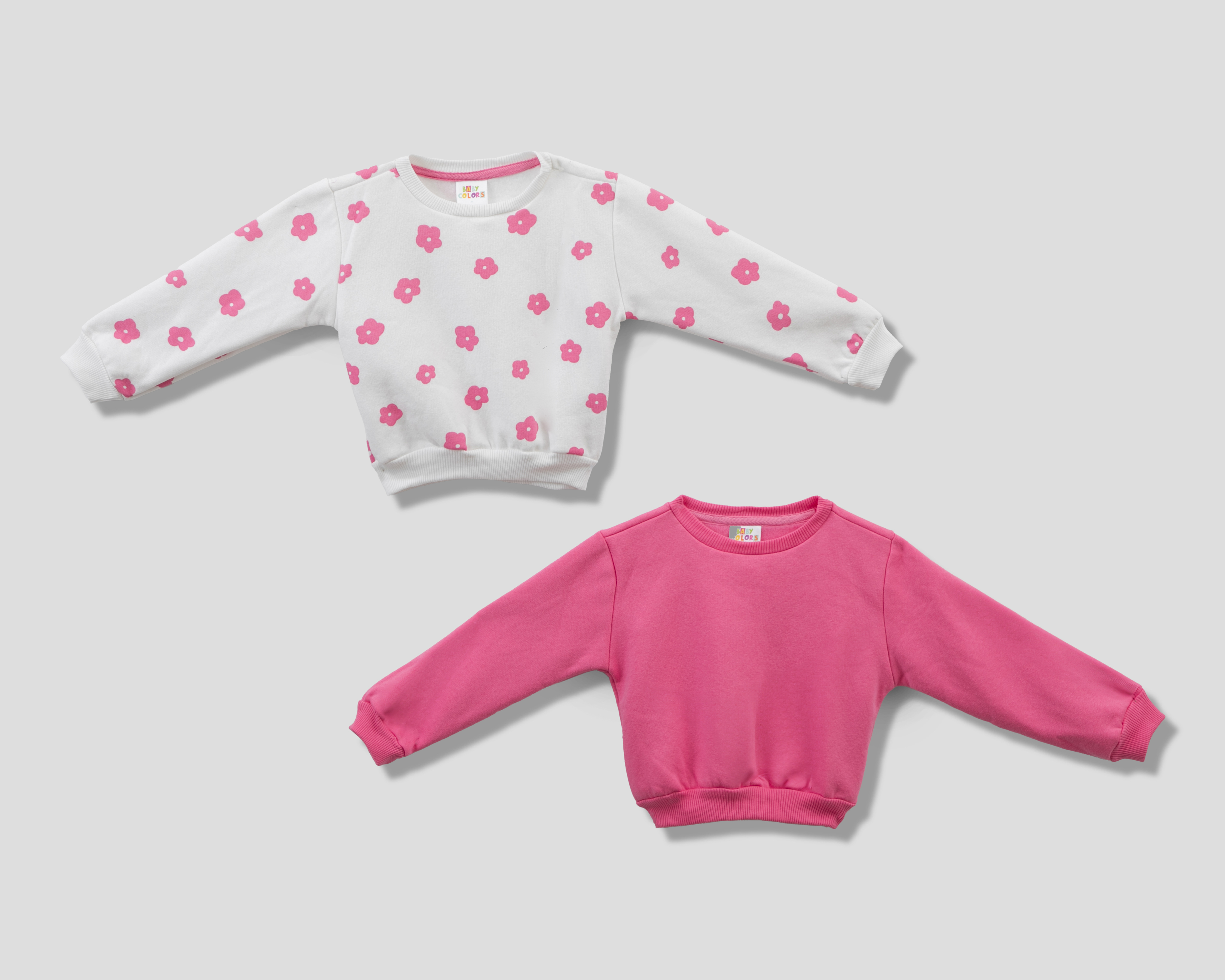 Foto 1 | Foto 1 | Sudadera Baby Colors para Bebé Niña 2 Piezas