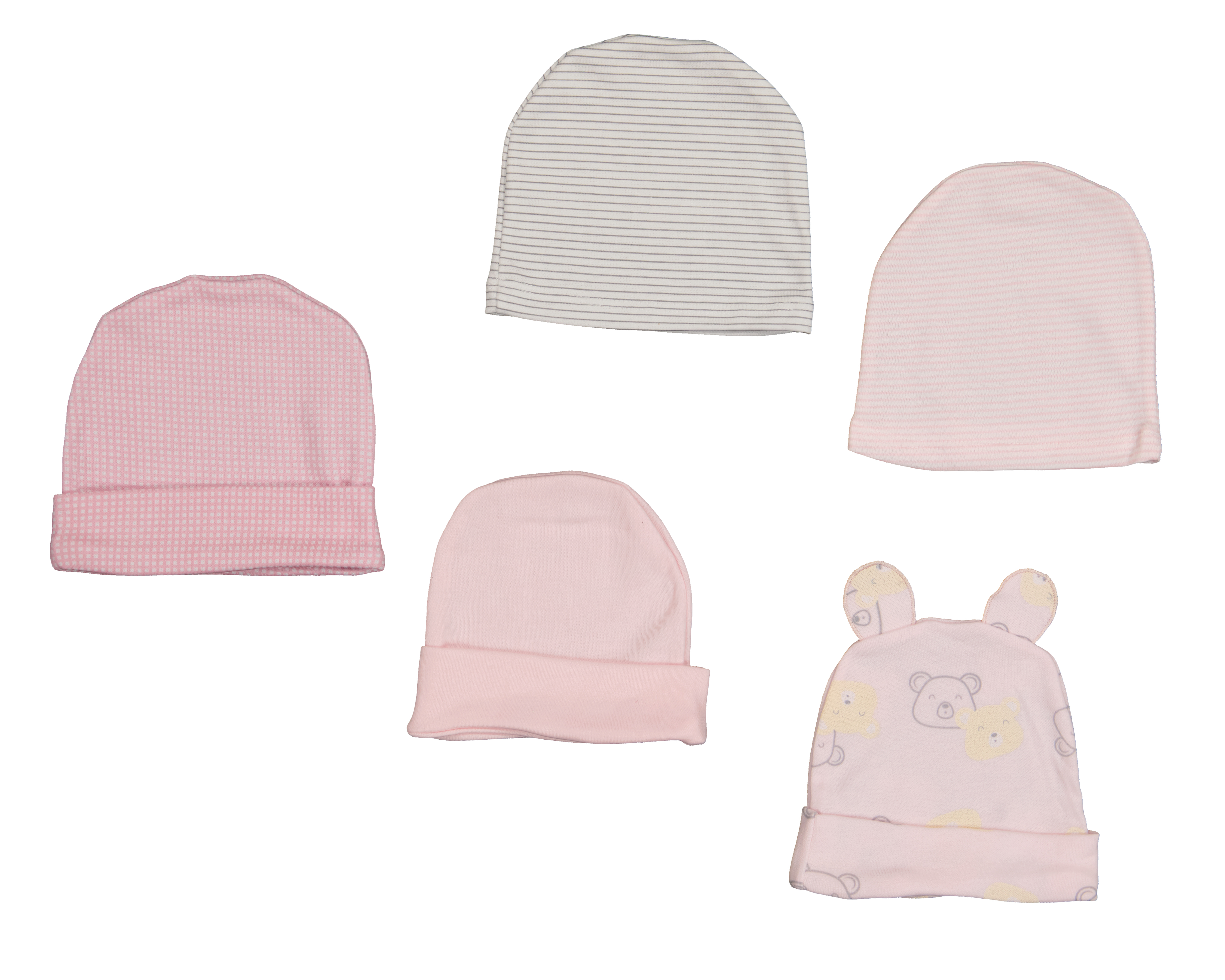 Foto 3 pulgar | Foto 2 | Gorro para Bebé Niña Baby Colors 5 Piezas