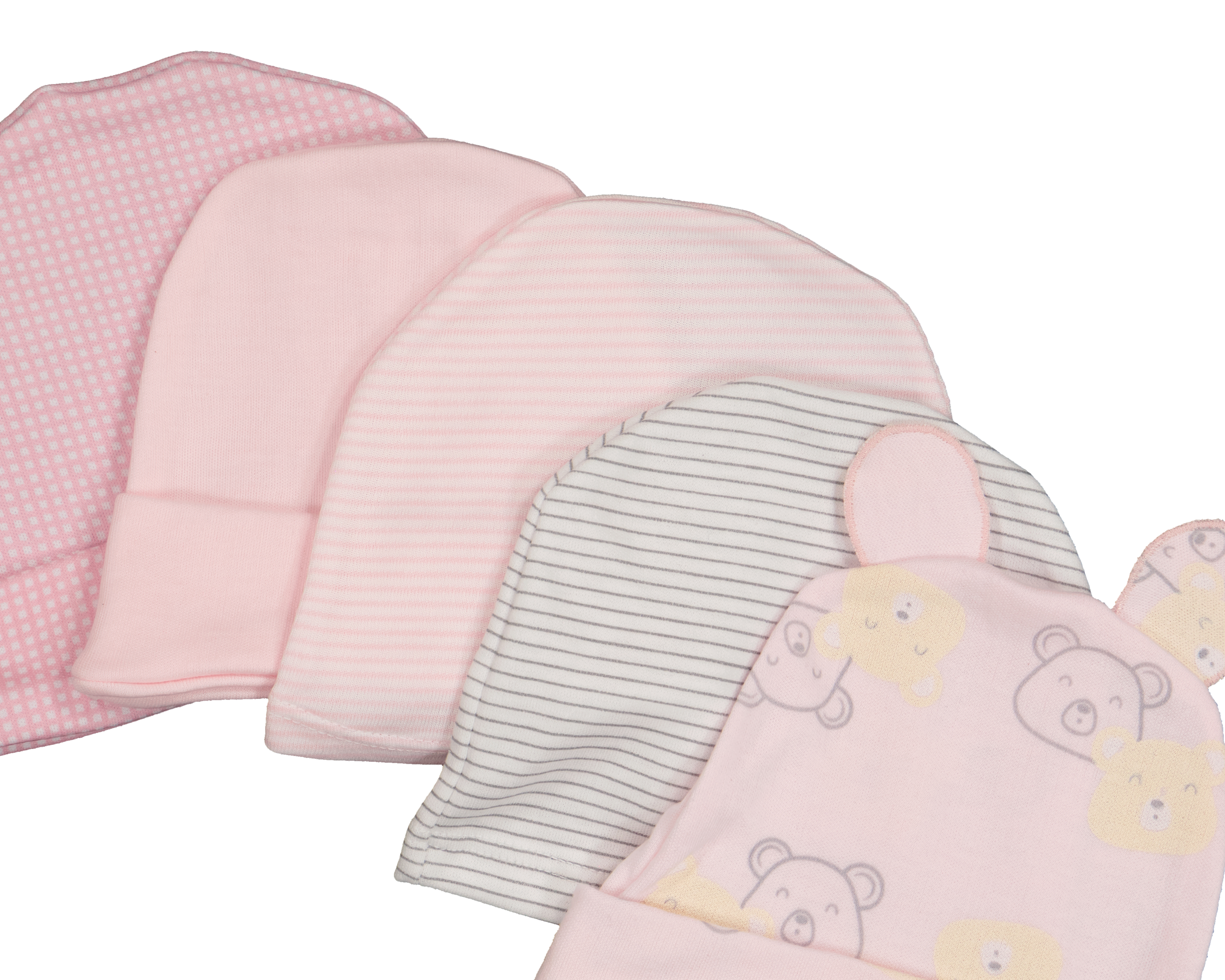 Foto 5 pulgar | Foto 4 | Gorro para Bebé Niña Baby Colors 5 Piezas