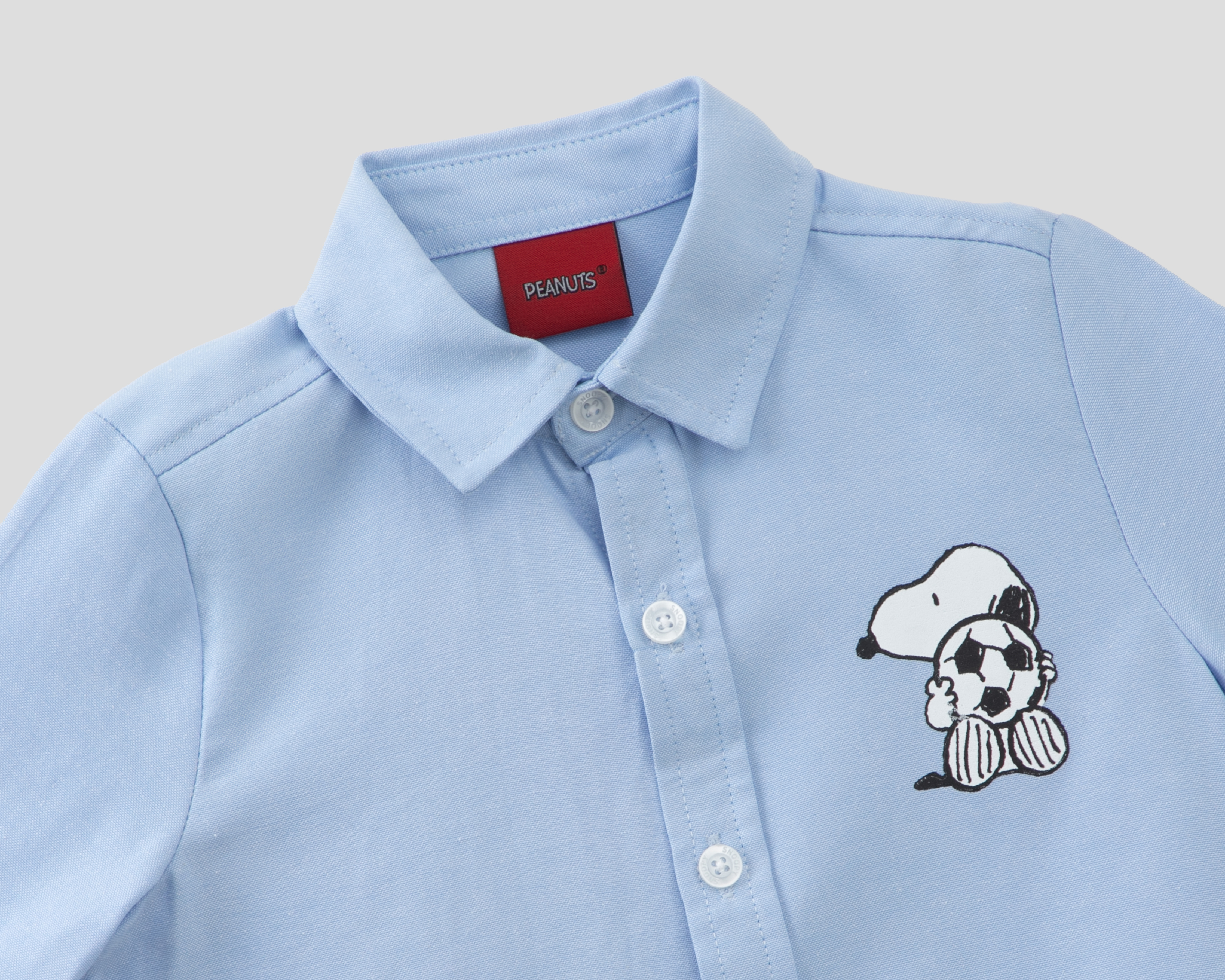 Foto 4 pulgar | Foto 3 | Camisa para Bebé Niño Peanuts Manga Larga