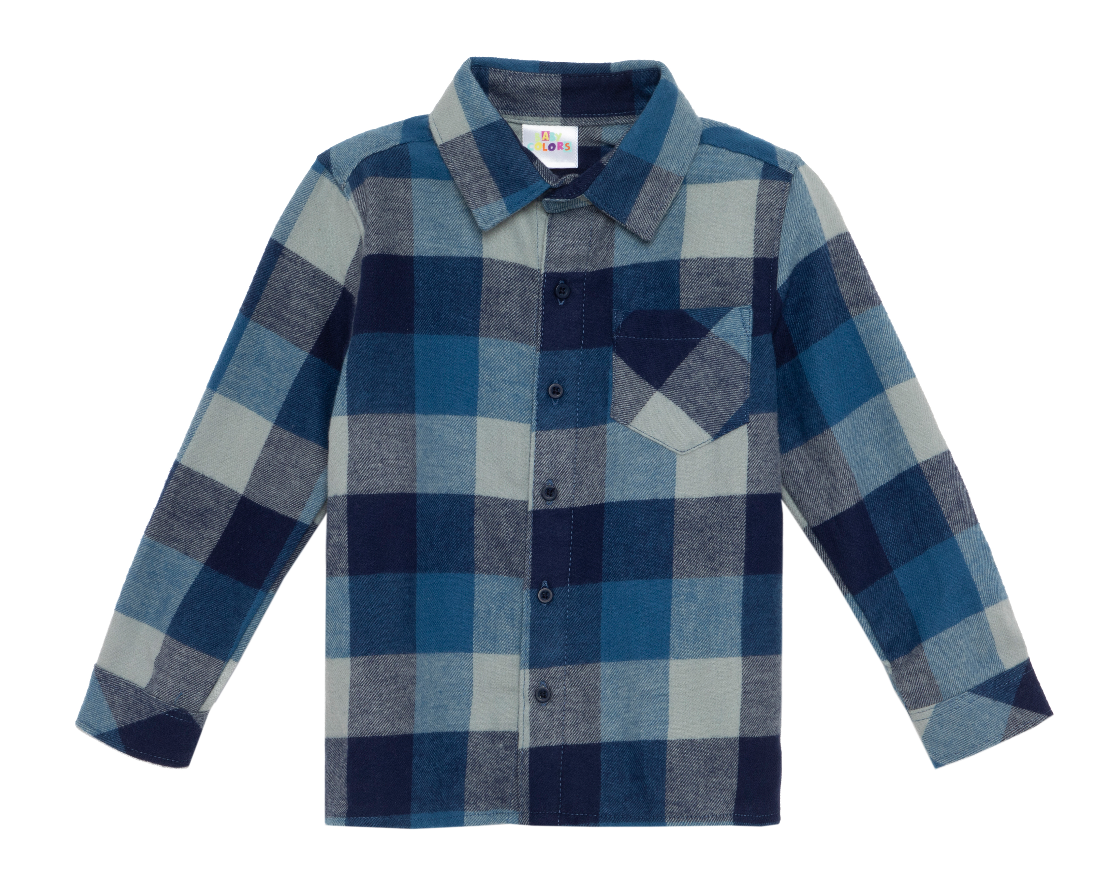 Camisa para Bebé Niño Baby Colors de Algodón Manga Larga