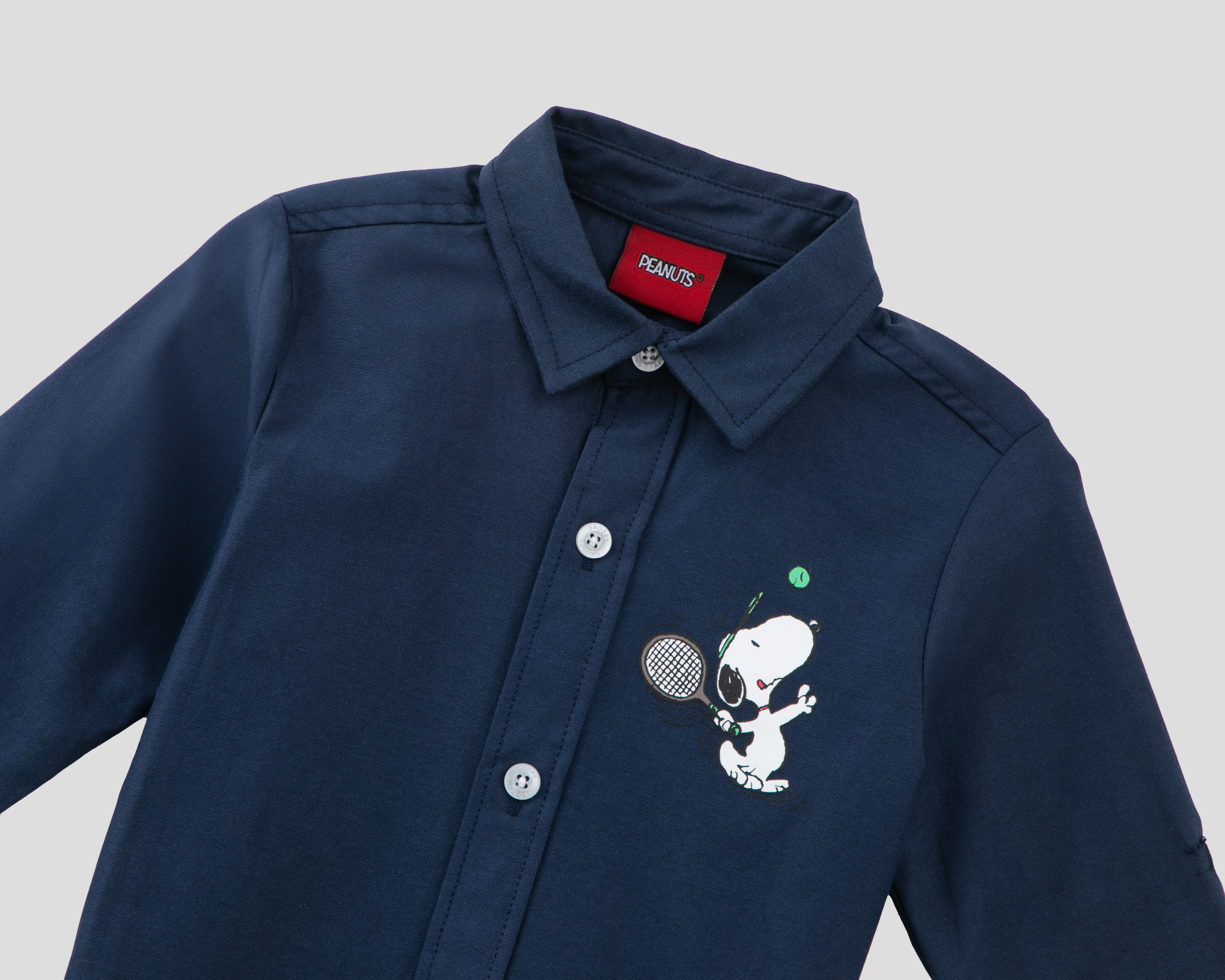 Foto 3 | Foto 3 | Camisa para Bebé Niño Peanuts Manga Larga